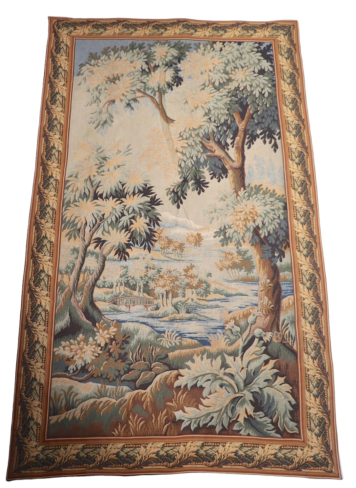  Contemporary French Tapestry La Foret De Clarmarais  For Sale 6