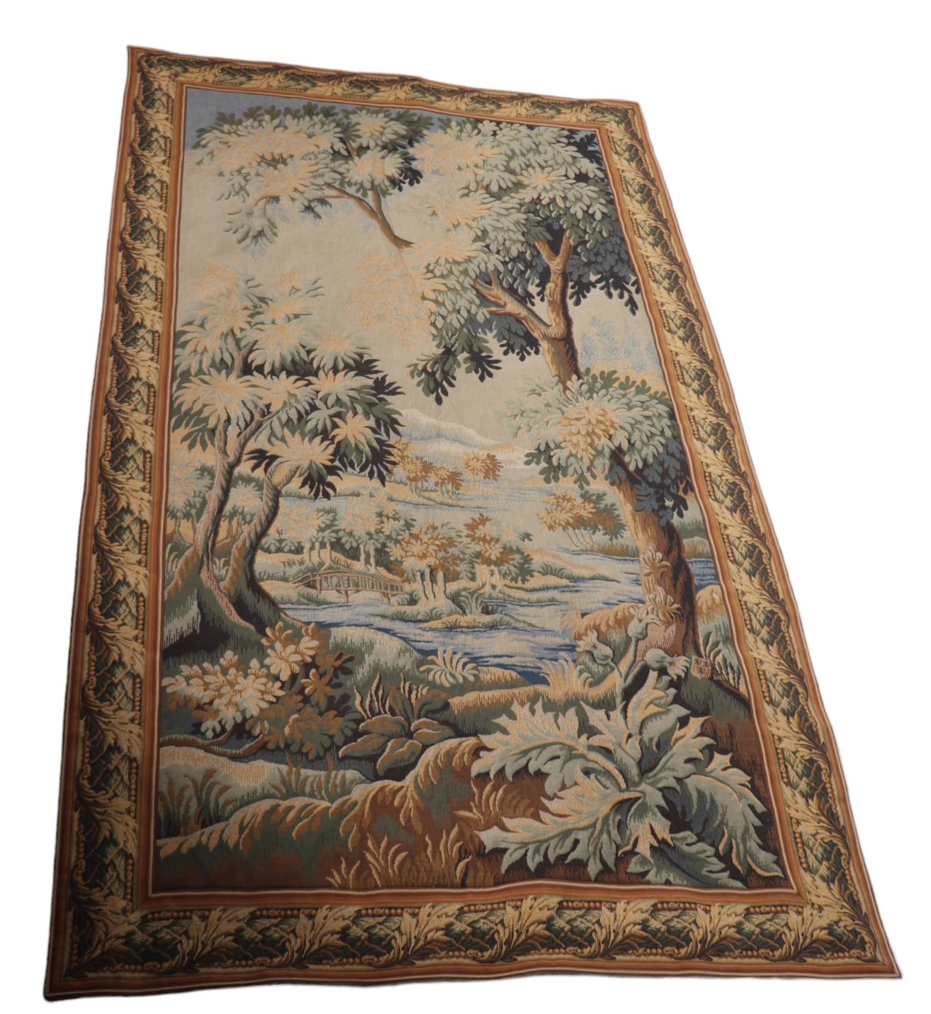  Contemporary French Tapestry La Foret De Clarmarais  For Sale 2