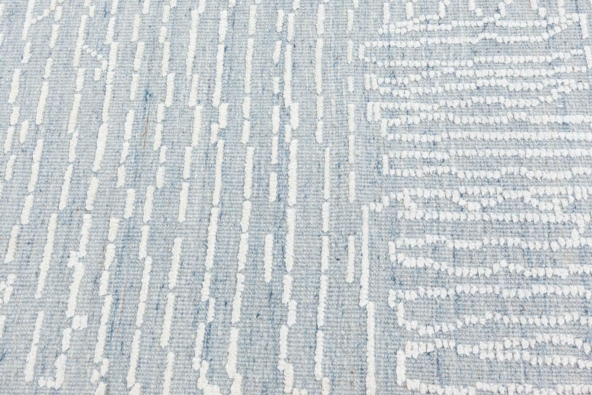 Indiano Tappeto contemporaneo Fretwork di Doris Leslie Blau in vendita