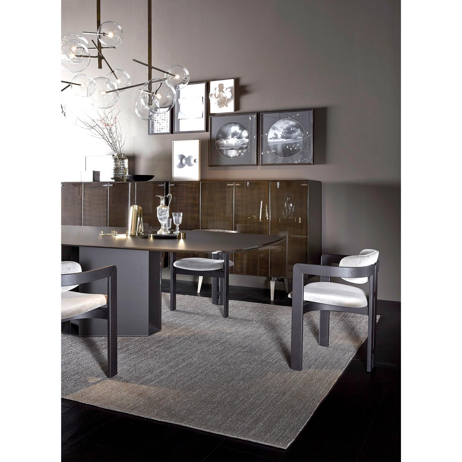 Moderne Tapipeto Iconico Design Italiano Grigio par Deanna Comellini, en stock 250 x 350 cm en vente
