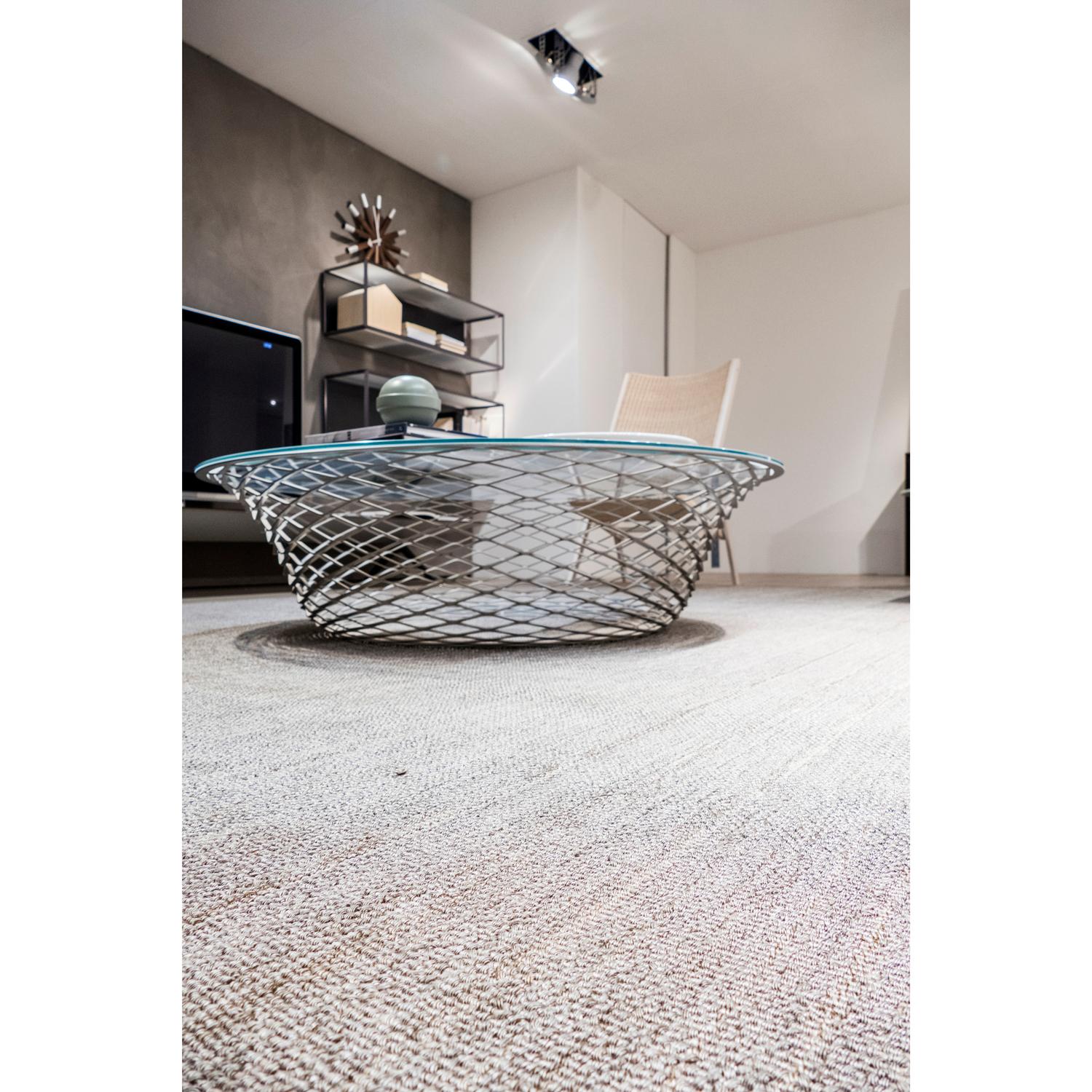 Contemporary Functional Design Grauer Teppich von Deanna Comellini Auf Lager 250x350 cm (Handgewebt) im Angebot