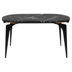 Contemporary Gabriel Scott Custom Prong Racetrack Side Table