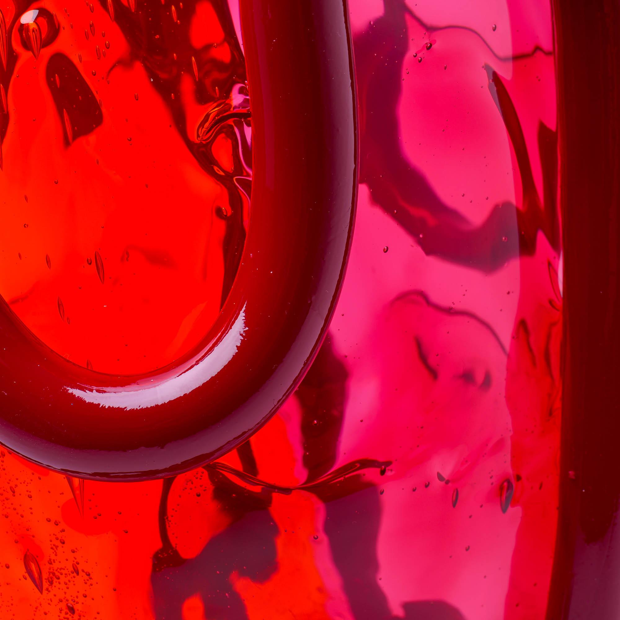 Contemporáneo Gaetano Pesce Florero XL Verano Indio Resina Fucsia Naranja Burdeos en Nuevo estado para la venta en barasso, IT