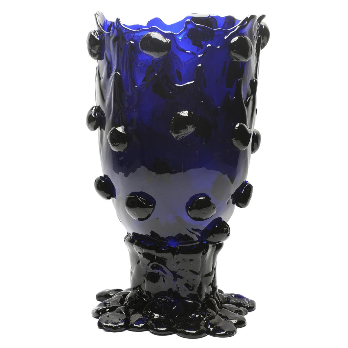 Contemporary Gaetano Pesce Nugget XL Vase Resin Clear Blue For Sale 2