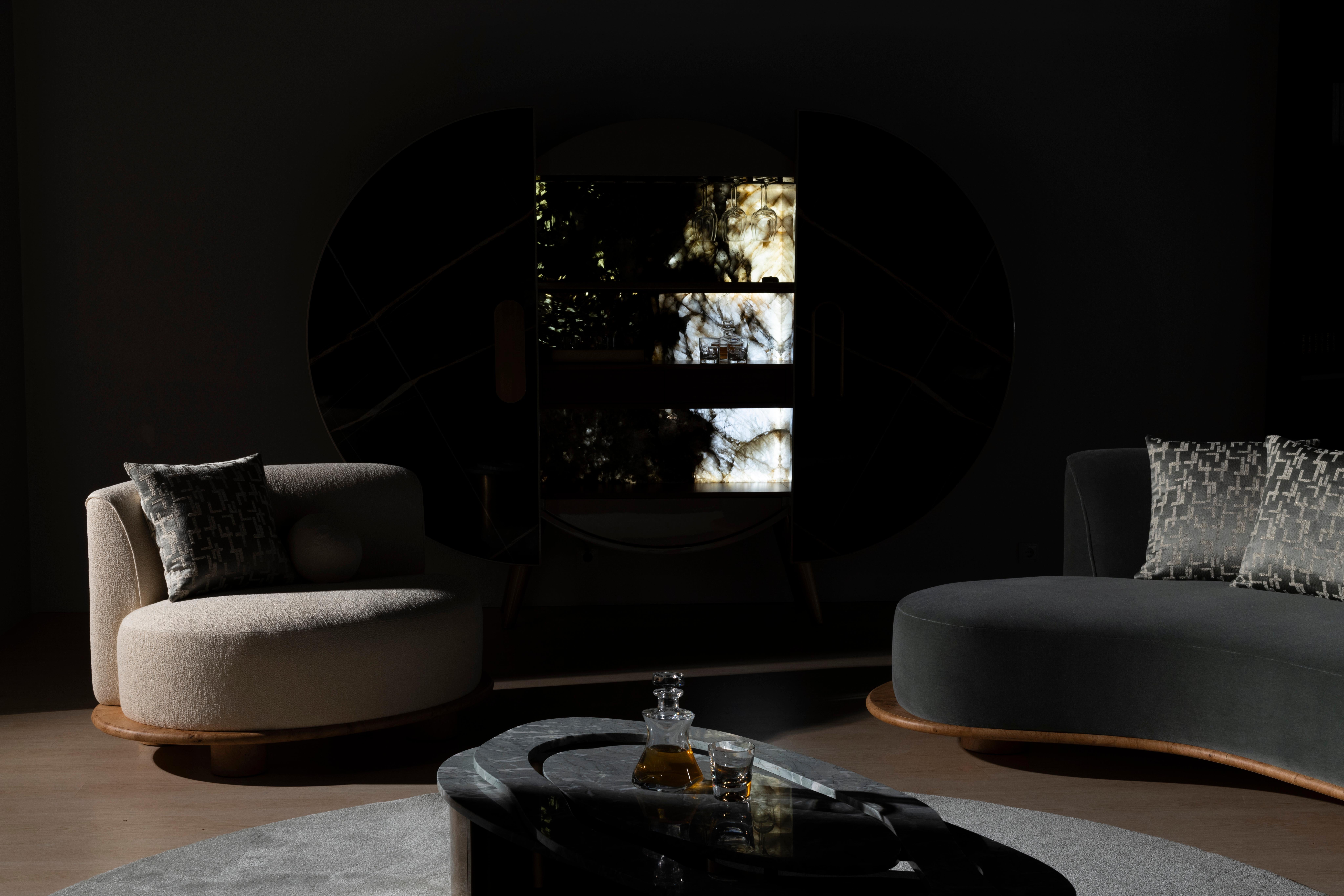 Contemporary Galapinhos Sessel, OAK Roots, Baumwolle, Handmade by Greenapple (21. Jahrhundert und zeitgenössisch) im Angebot