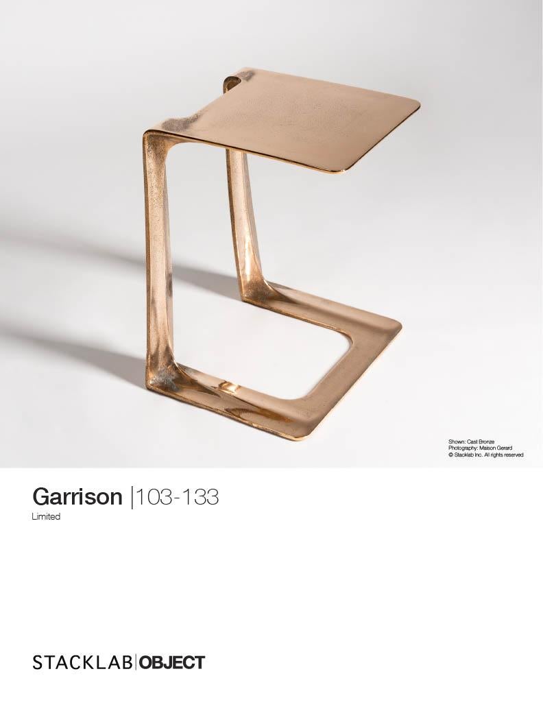 Bronze Side Table/Stool by Stacklab  Garrison 103-133  For Sale 2