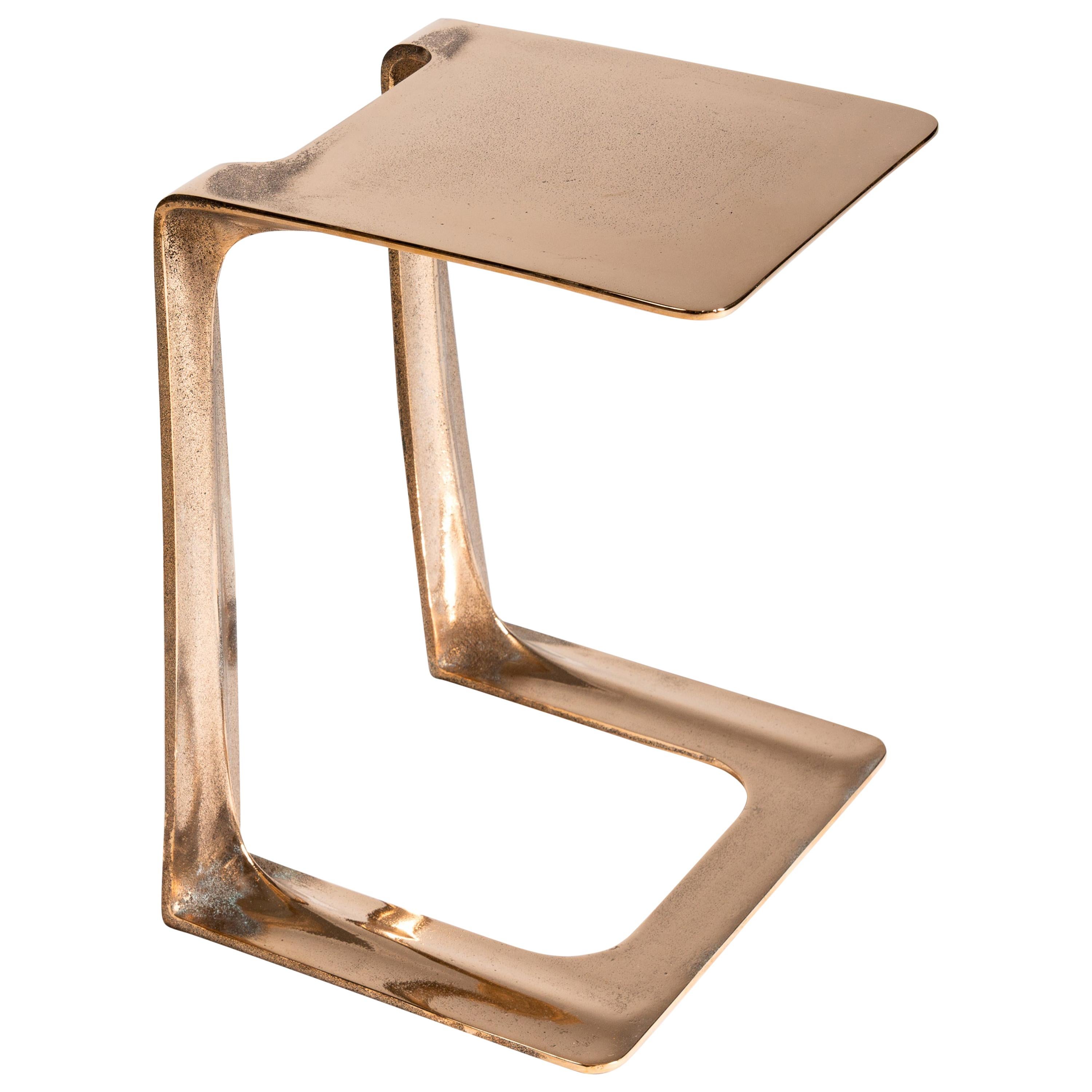 Bronze Side Table/Stool by Stacklab  Garrison 103-133  For Sale