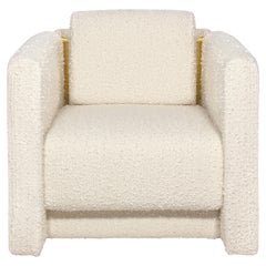 Sillón geométrico contemporáneo COM Fernandine II de InsidherLand