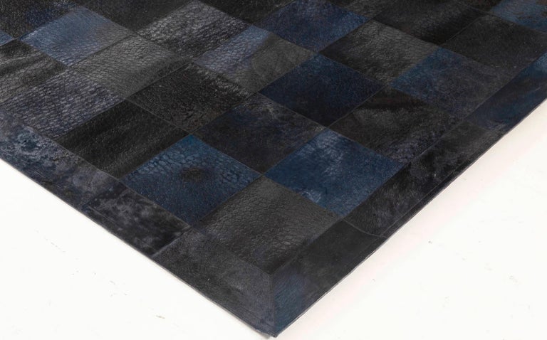 Contemporary Geometric Design Hair on Hide Rug by Doris Leslie Blau For ...