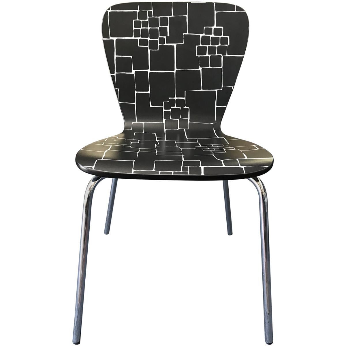 Contemporary Geometric Desk Chair For Sale