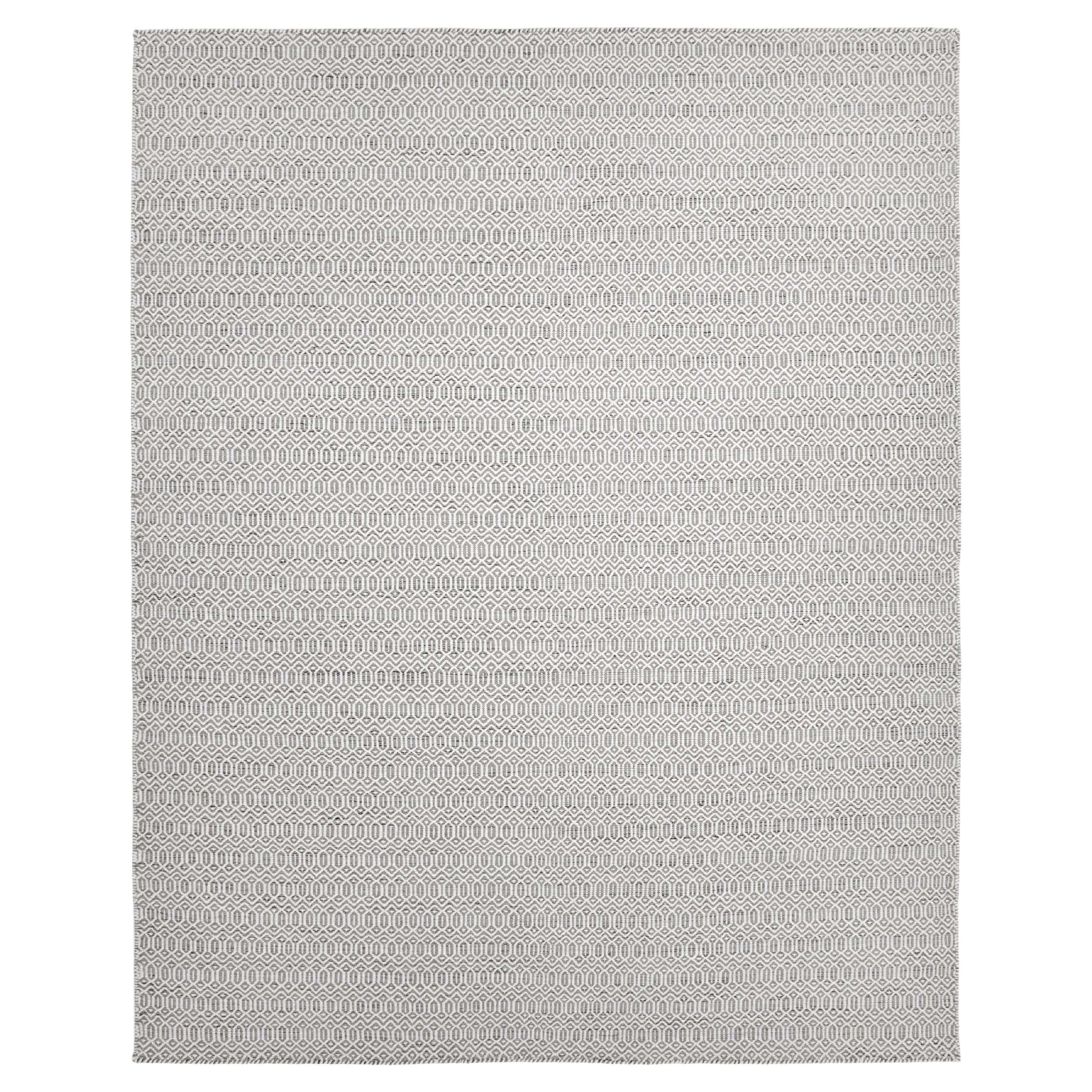 Alfombra Geométrica Contemporánea Hand Made Gris 3' 0" x 5' 0