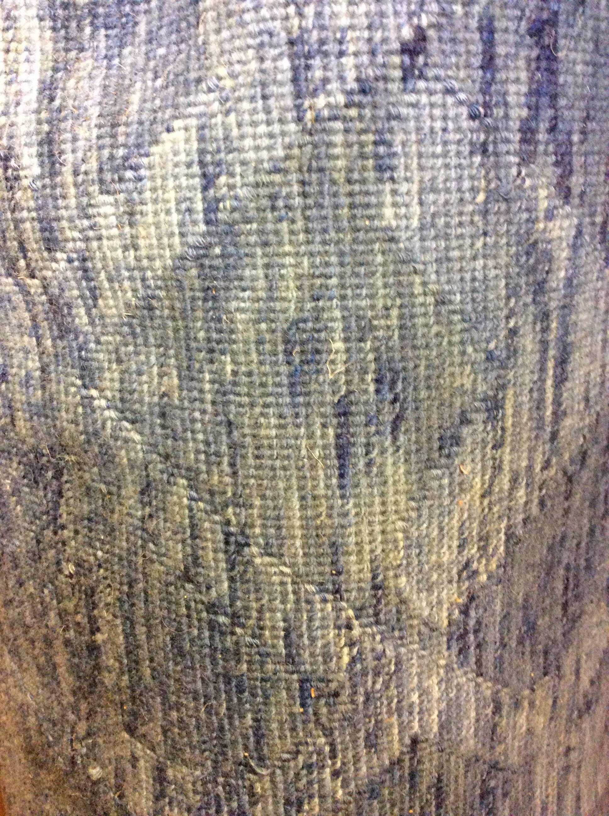 Lana Tappeto geometrico contemporaneo in pashmina fatto a mano di Doris Leslie Blau in vendita