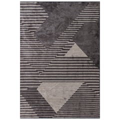 Alfombra de lujo geométrica contemporánea