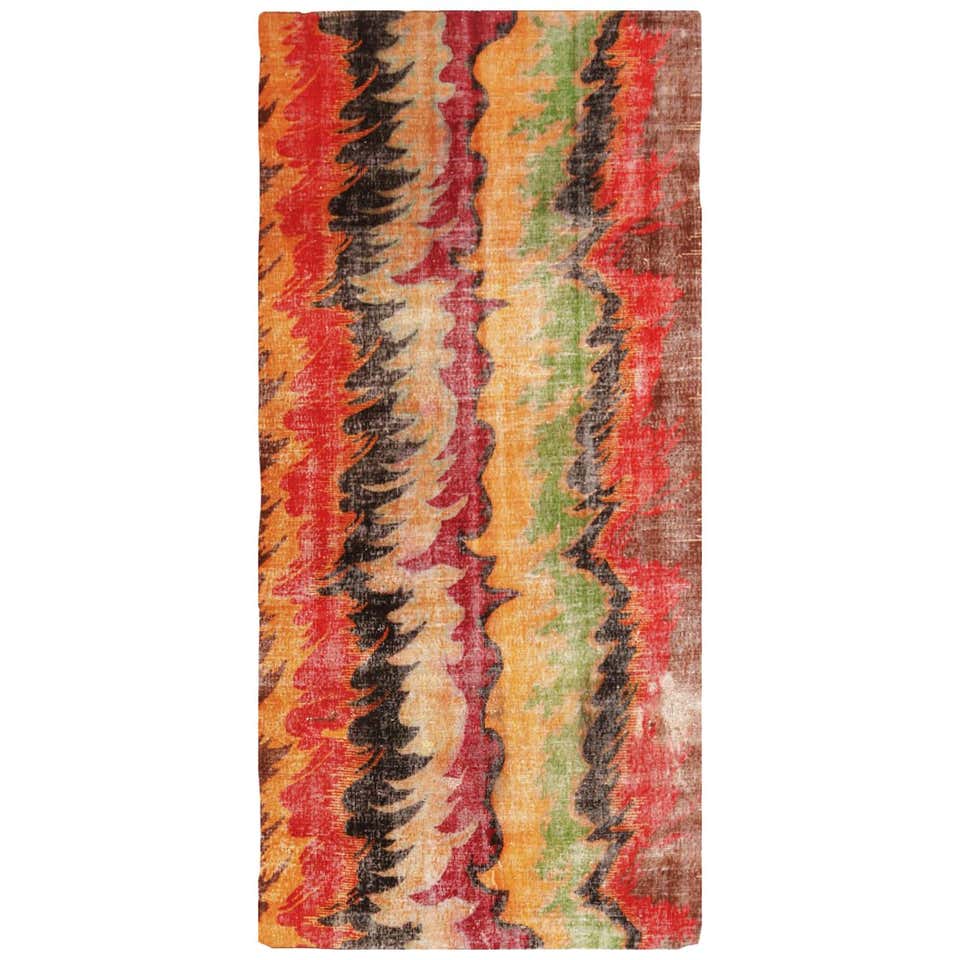 Rug and Kilim's Contemporary Red and Multi-Color Wool Kilim Rug For ...