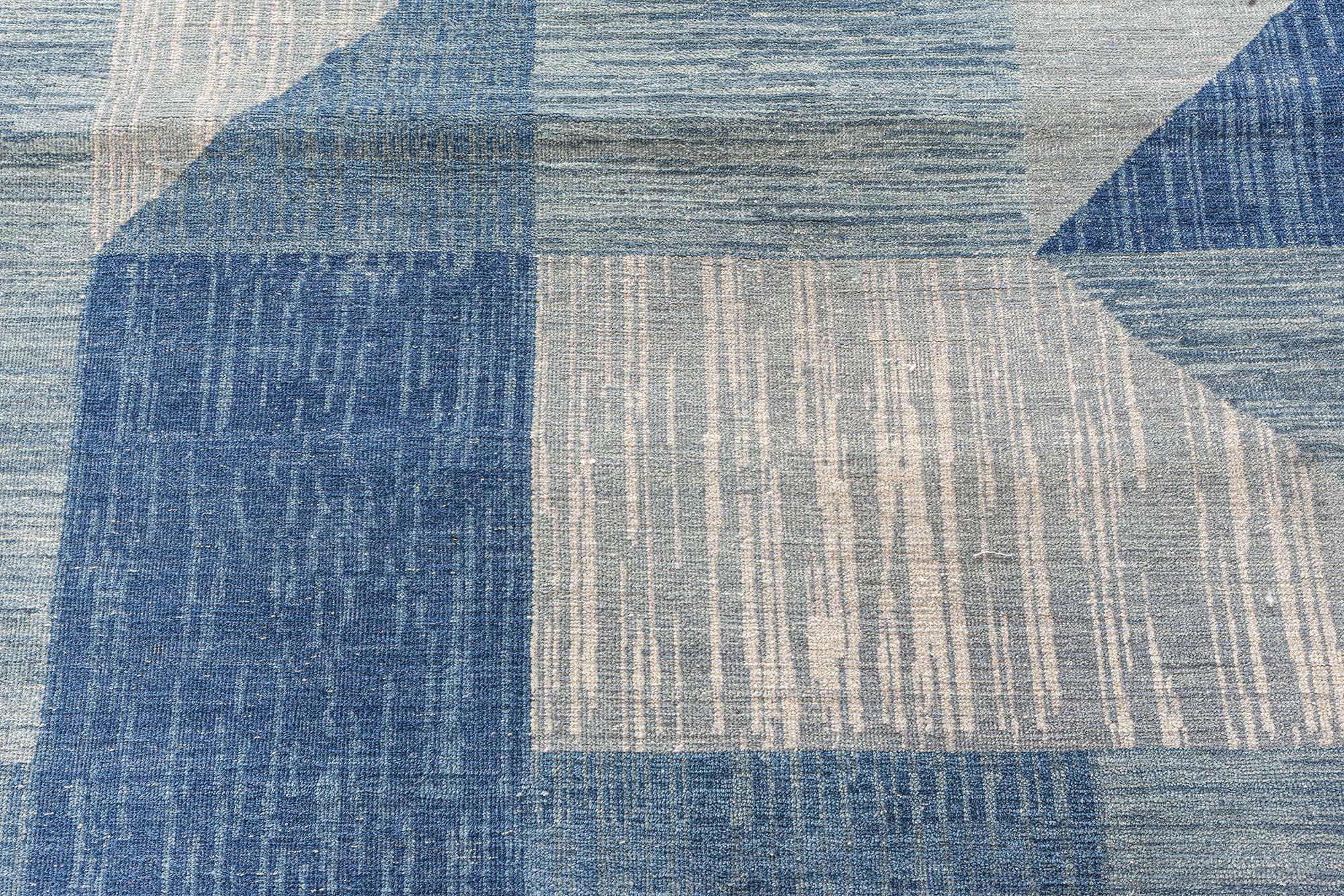 Hand-Knotted Contemporary Geometric Rug by Doris Leslie Blau For Sale
