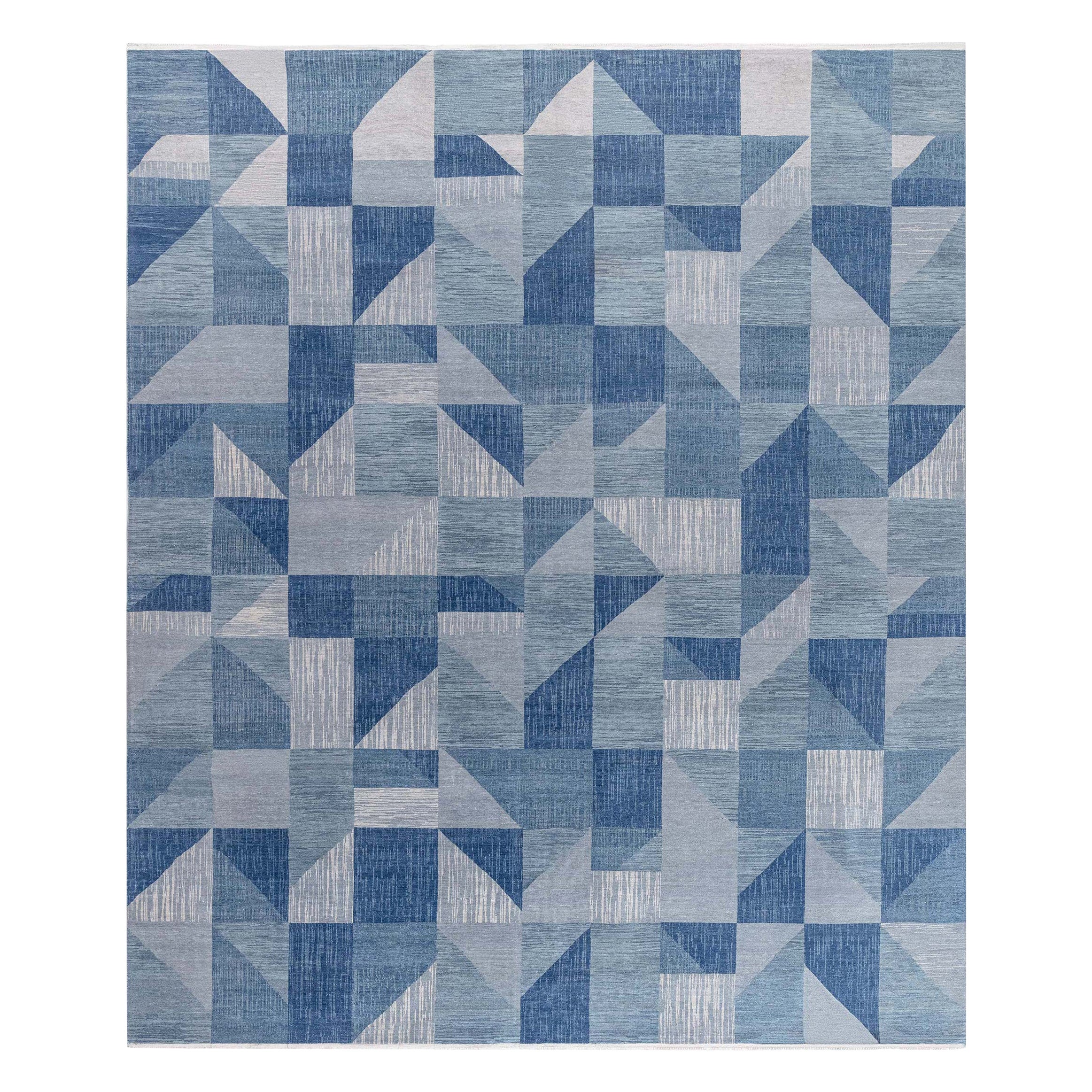Tappeto geometrico contemporaneo di Doris Leslie Blau