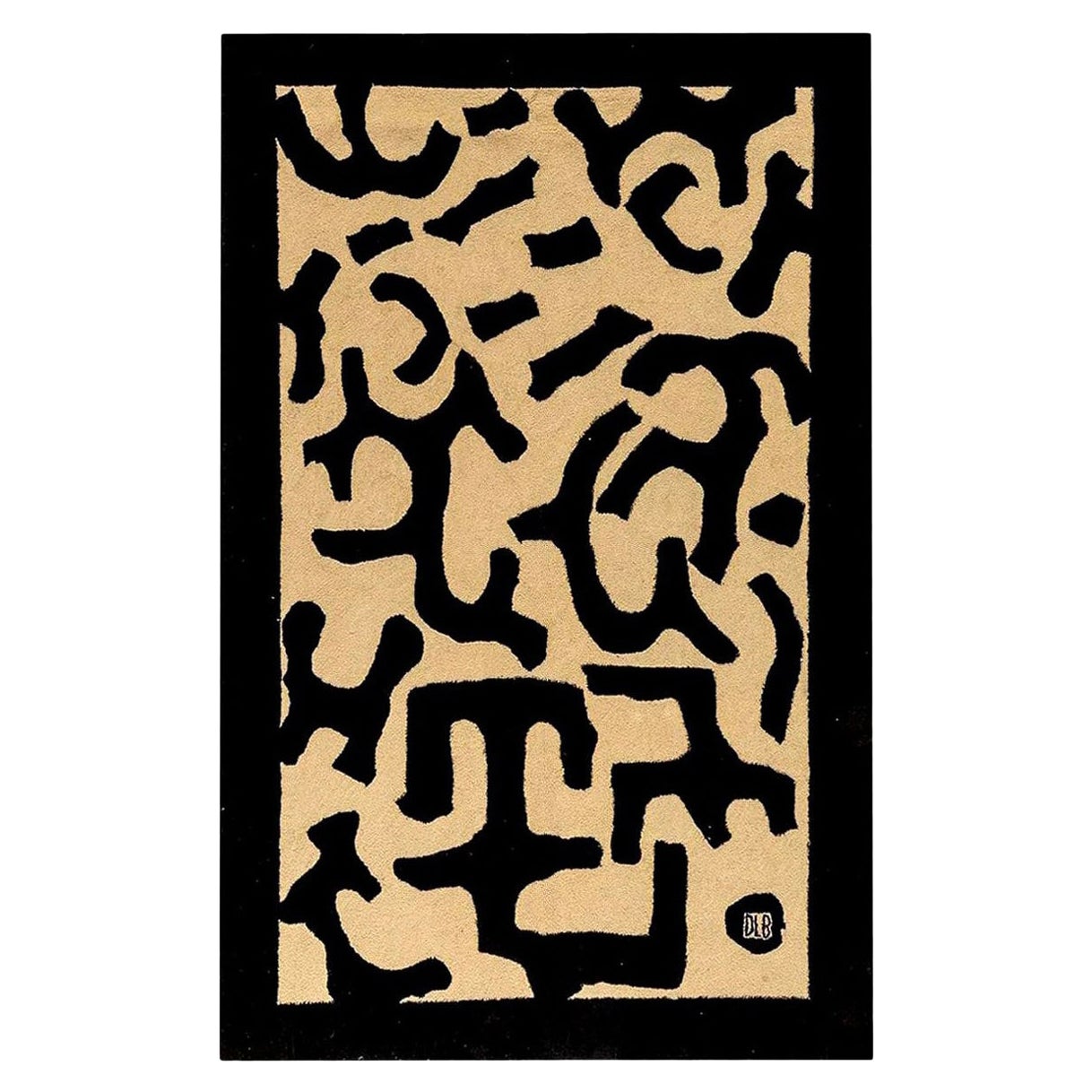 Tapis géométrique contemporain Roderick N. Shade de Doris Leslie Blau en vente