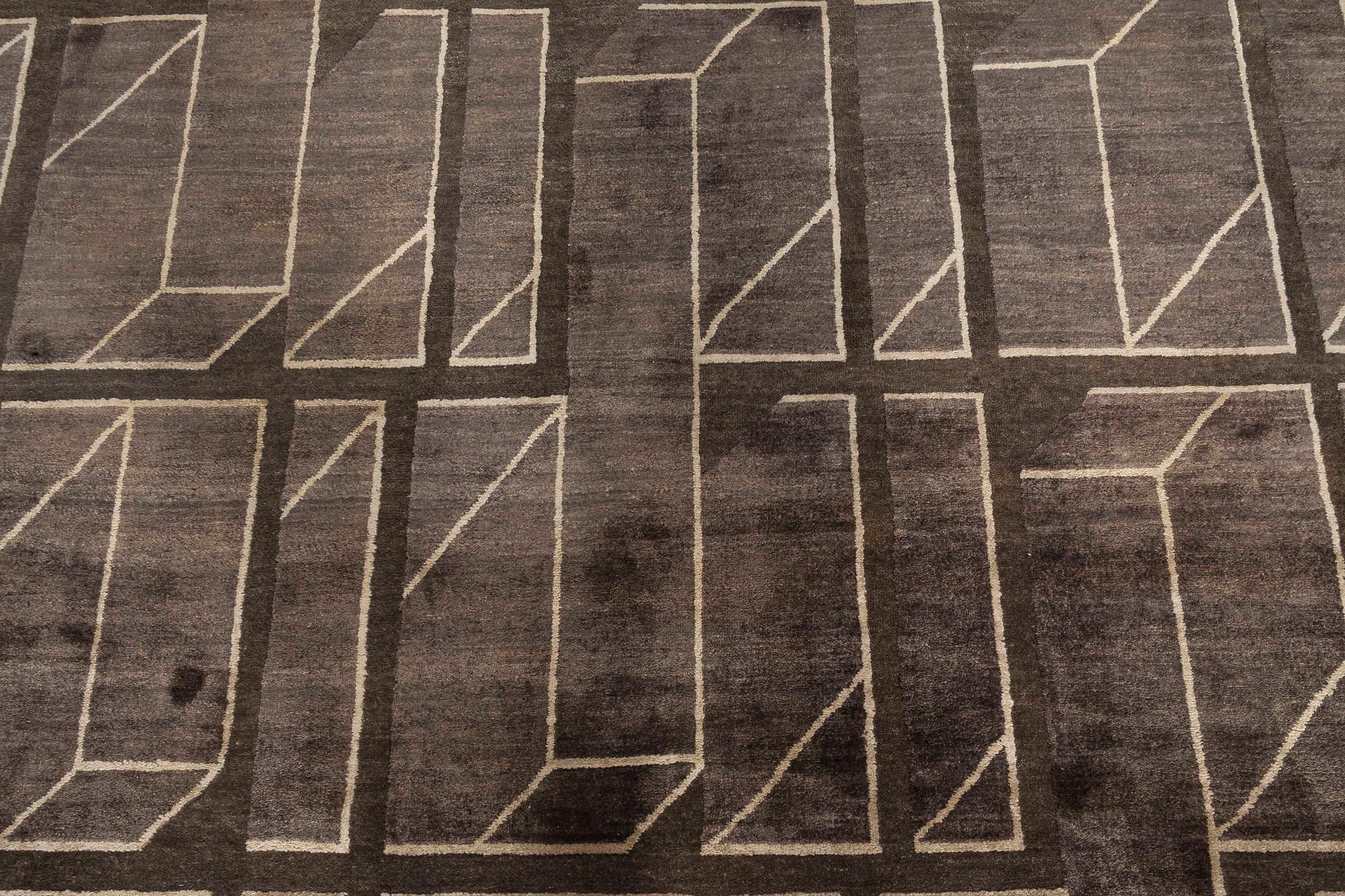 Indian Contemporary Geometric Rug