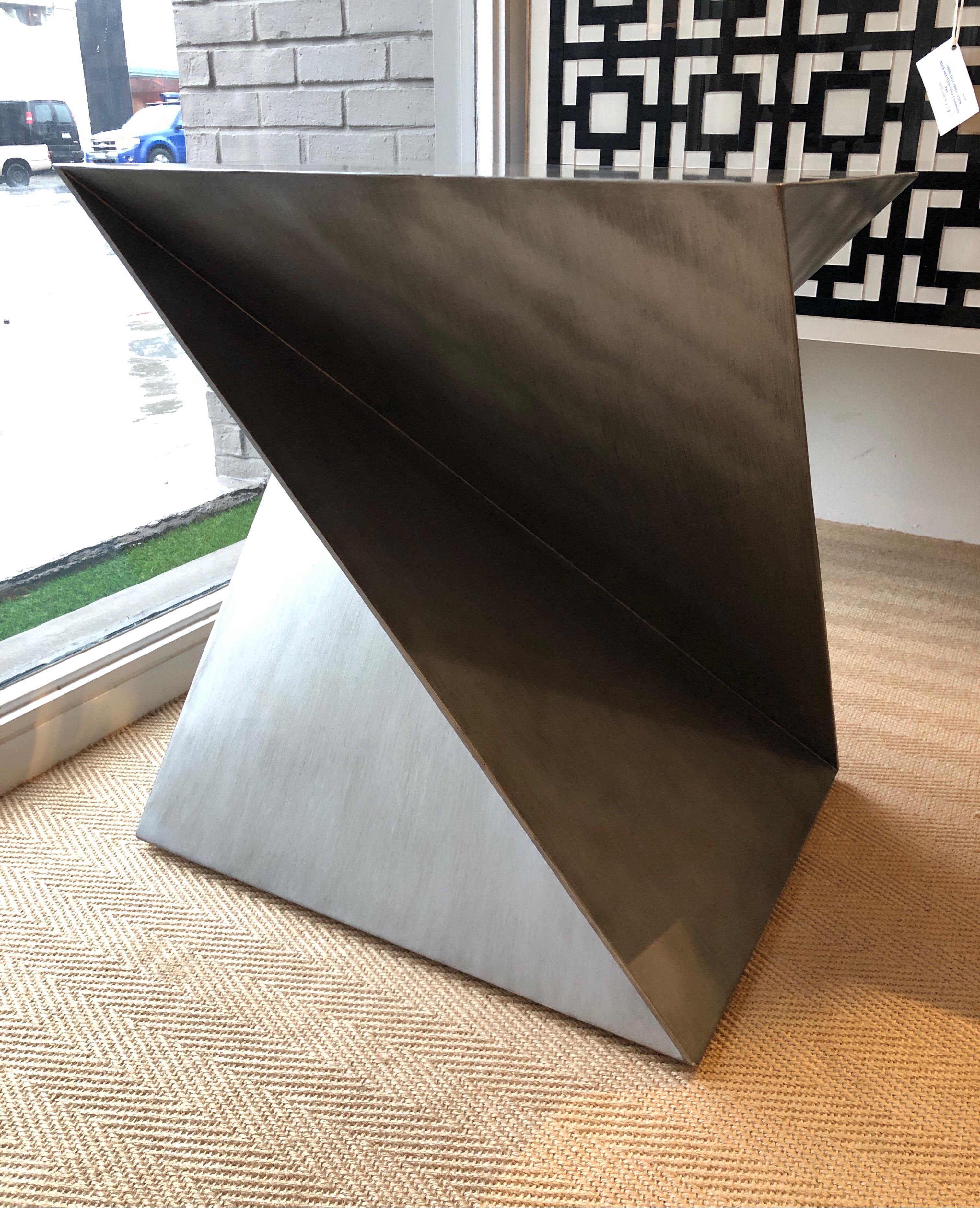 Contemporary Geometric Side Table, Style of Mathieu Mategot 2