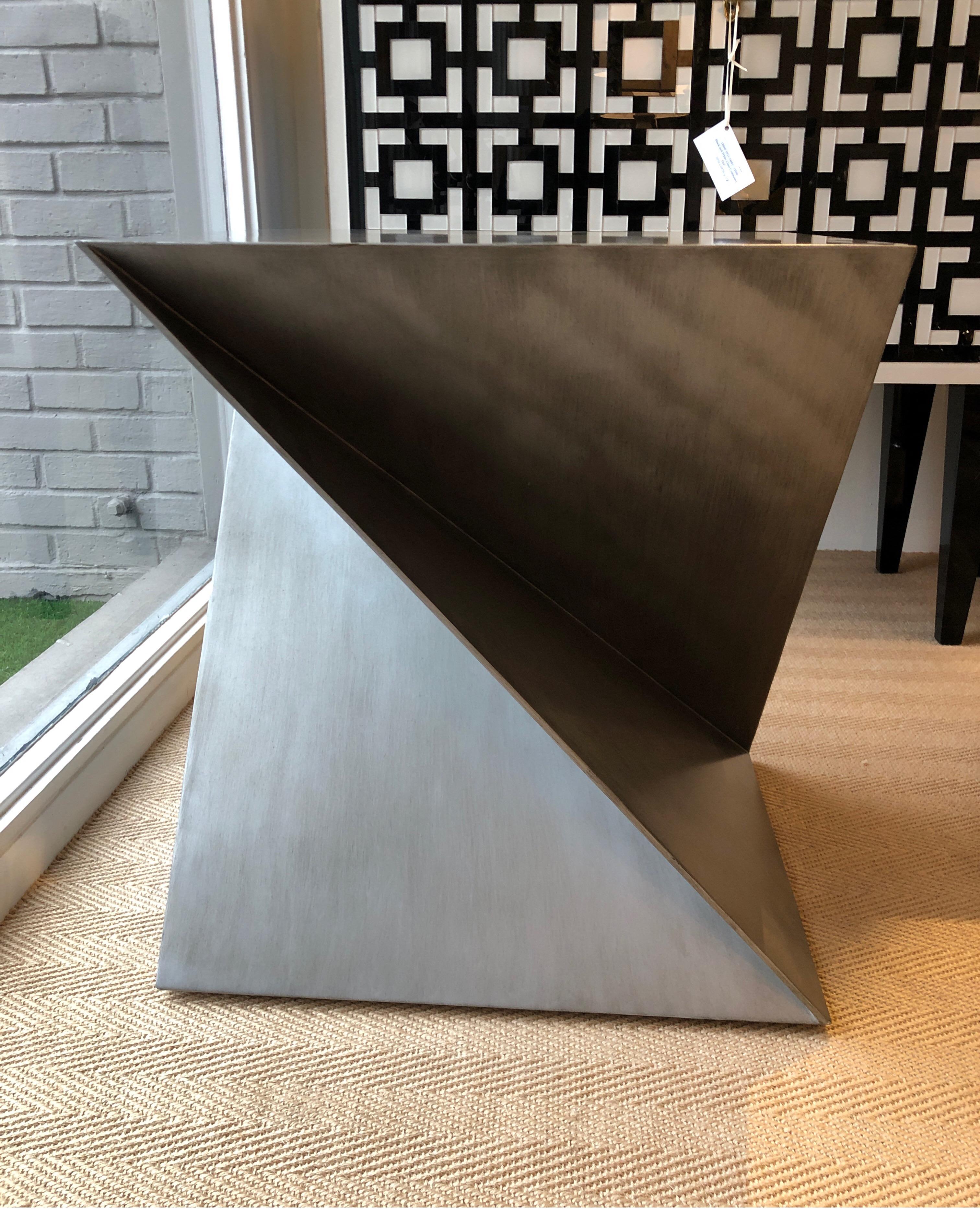 Contemporary Geometric Side Table, Style of Mathieu Mategot 3