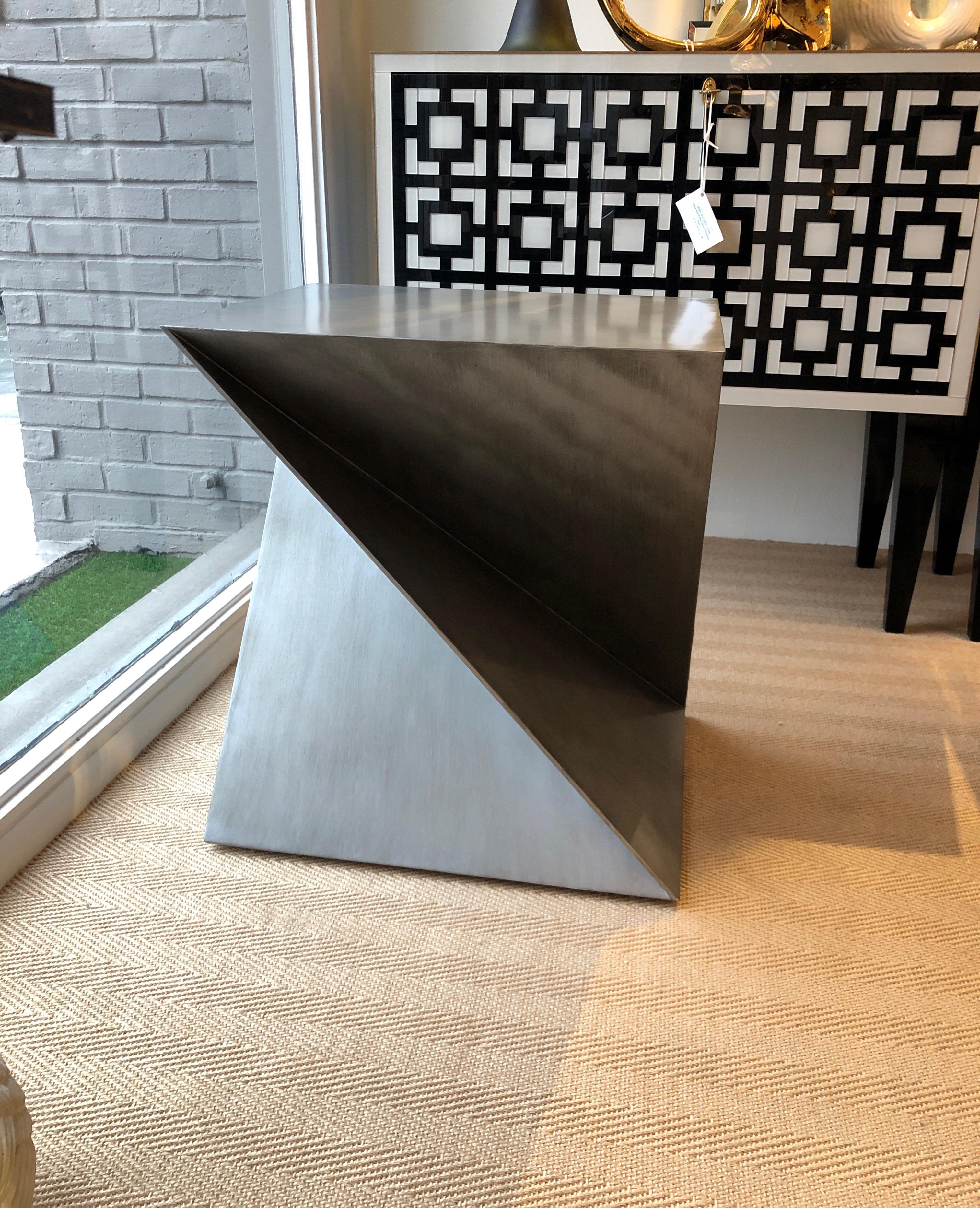 Contemporary Geometric Side Table, Style of Mathieu Mategot 4