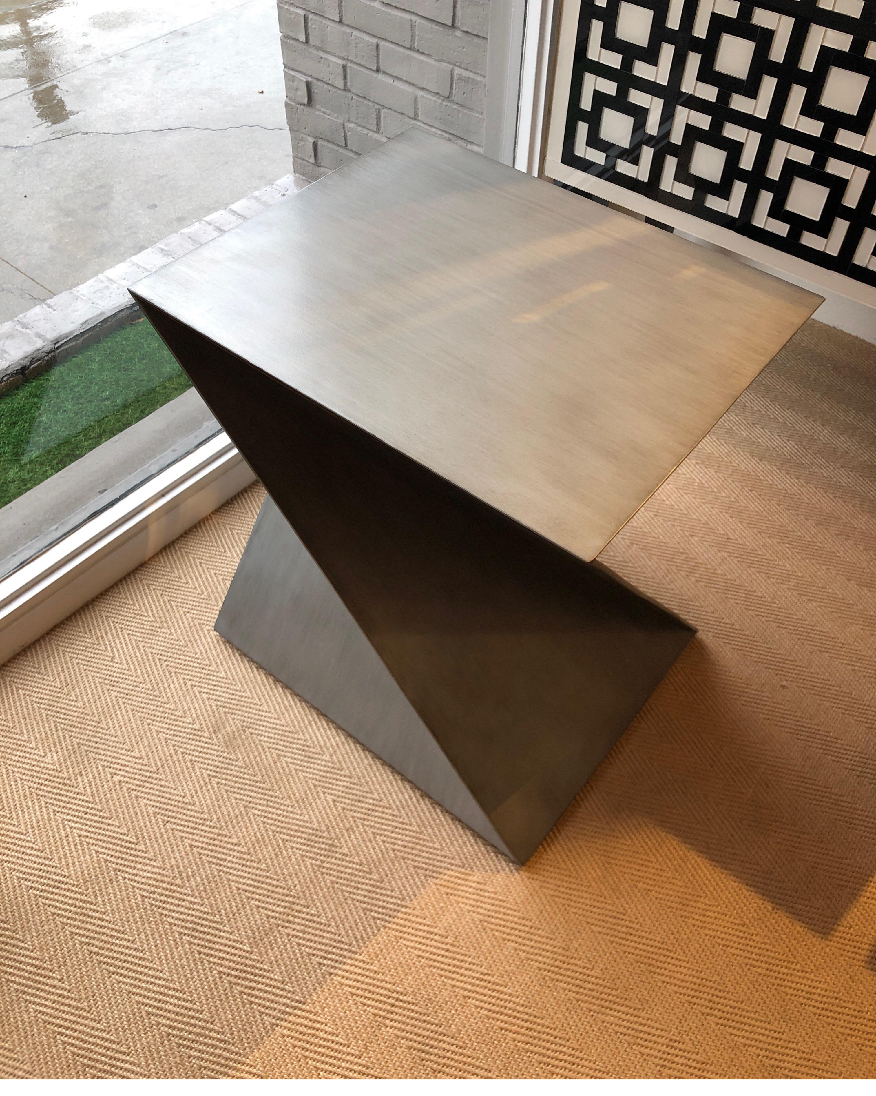 Contemporary Geometric Side Table, Style of Mathieu Mategot 5