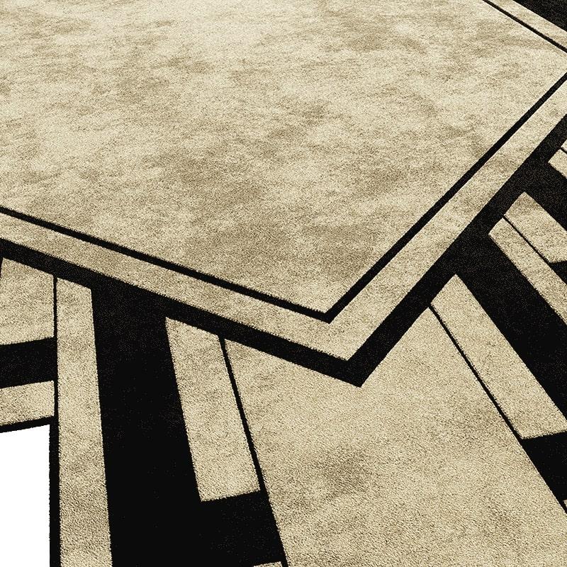Tapis Shaped #035 aussi connu sous le nom de Ahron Rug est une pièce irrévérencieuse de HOMMÉS Studio x TAPIS Studio. Il s'agit d'un tapis abstrait aux formes géométriques épurées. Il ne s'agit pas d'un tapis rectangulaire, ni d'un tapis régulier.