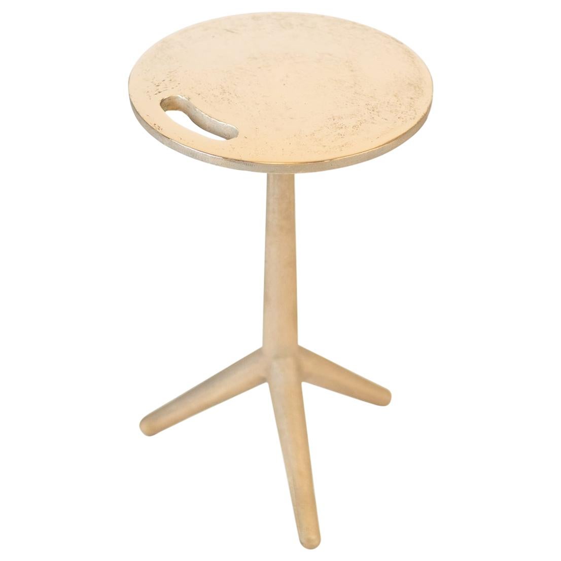 Stacklab Geppetto Red Bronze Side Table or Stool  For Sale