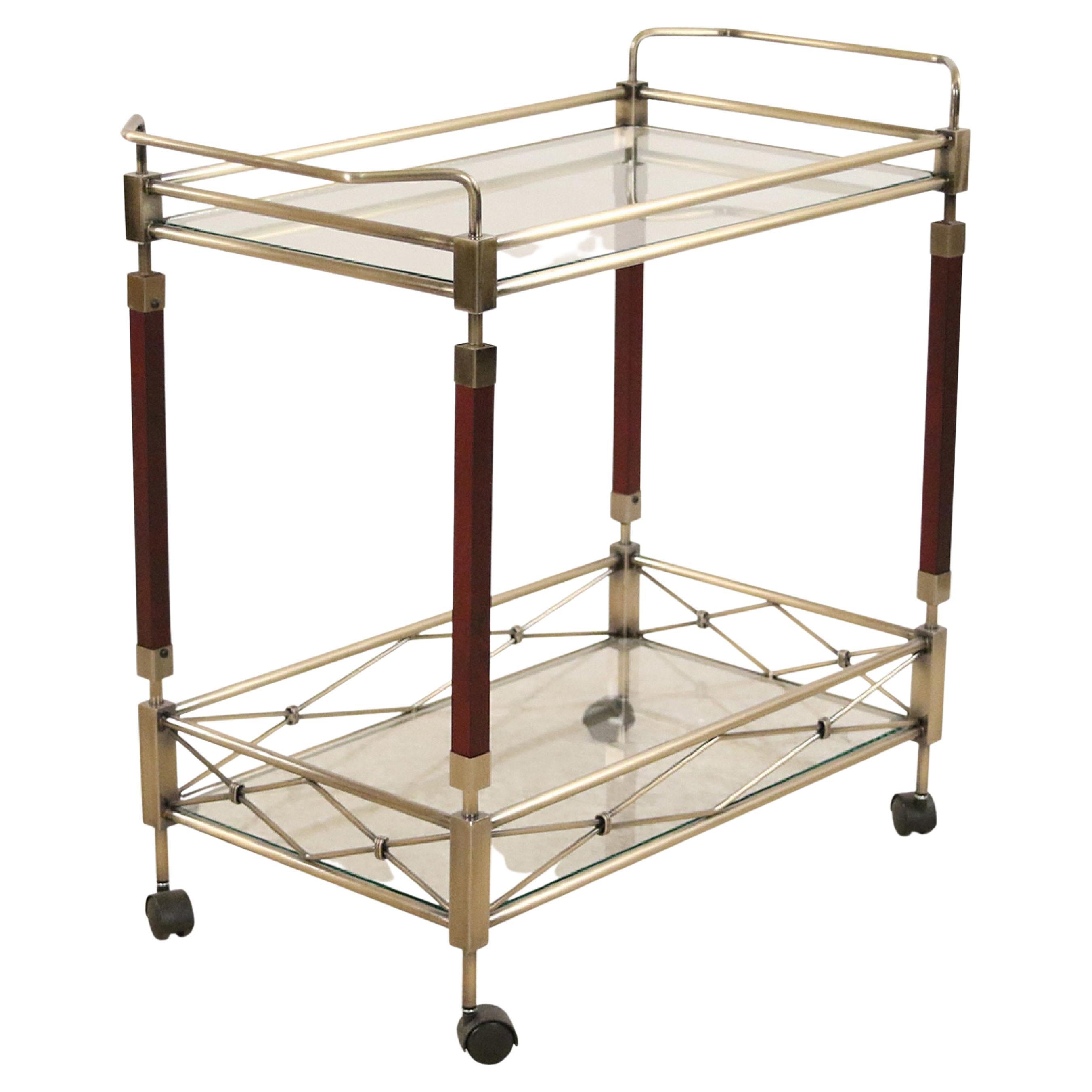 BAR HARBOR WICKER TEA CART at 1stDibs