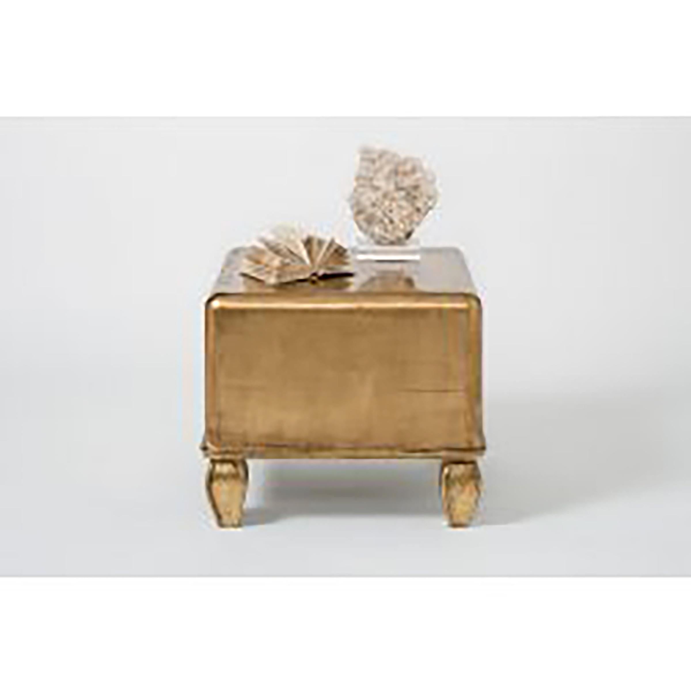 Contemporary Giltwood Coffee Table - Large In condizioni ottime in vendita a New Orleans, LA