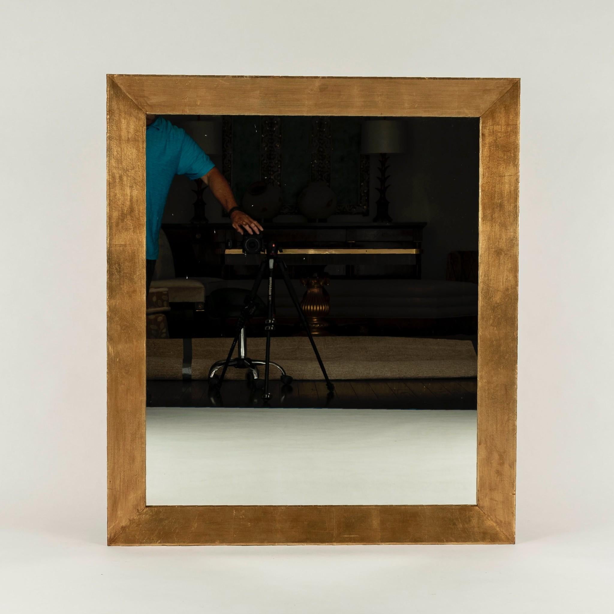 Contemporary Giltwood Mirror In Good Condition In Houston, TX
