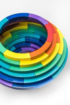 Contemporary Giostra Sculpture in Aluminium by Altreforme