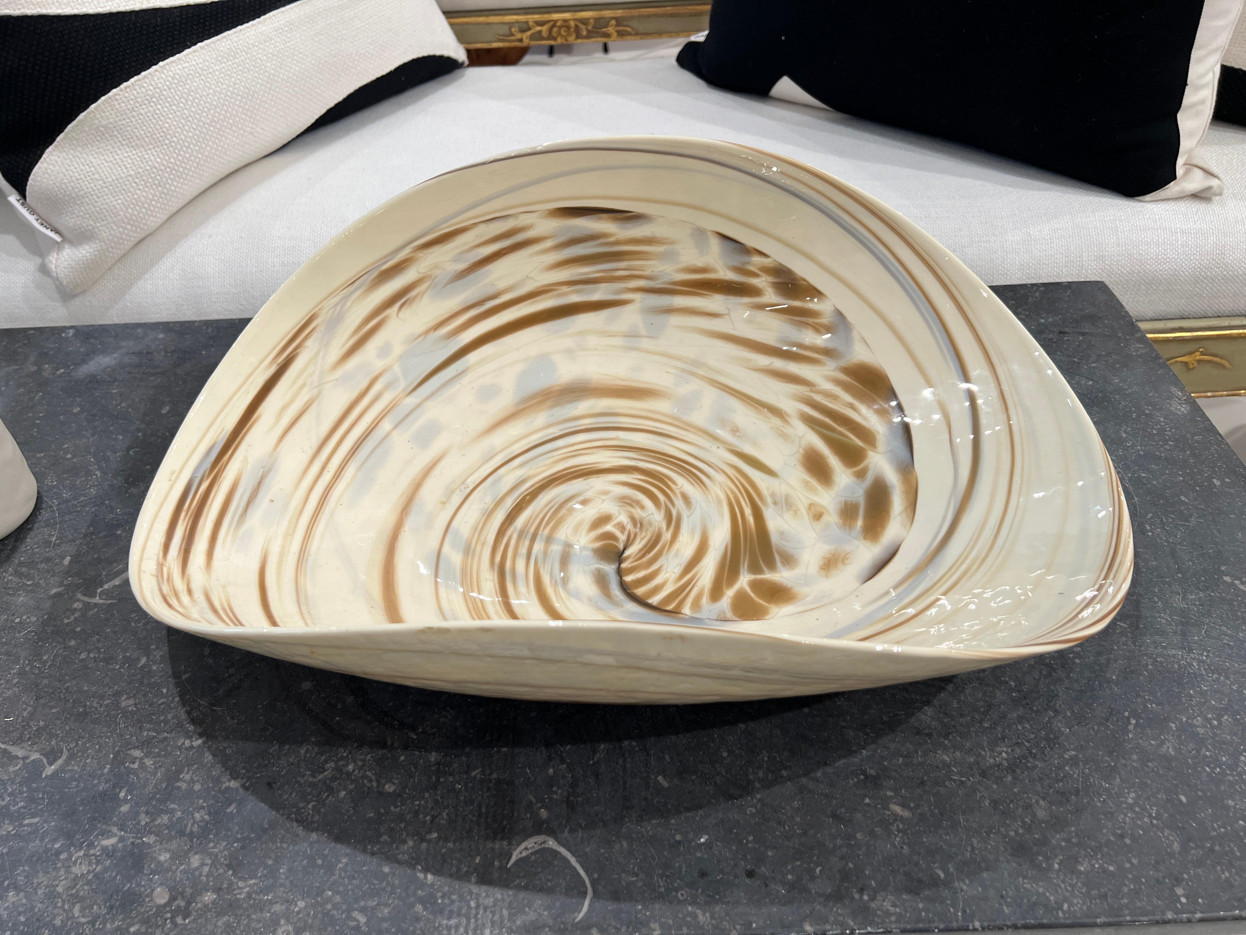 Italian Contemporary Glass Bowl