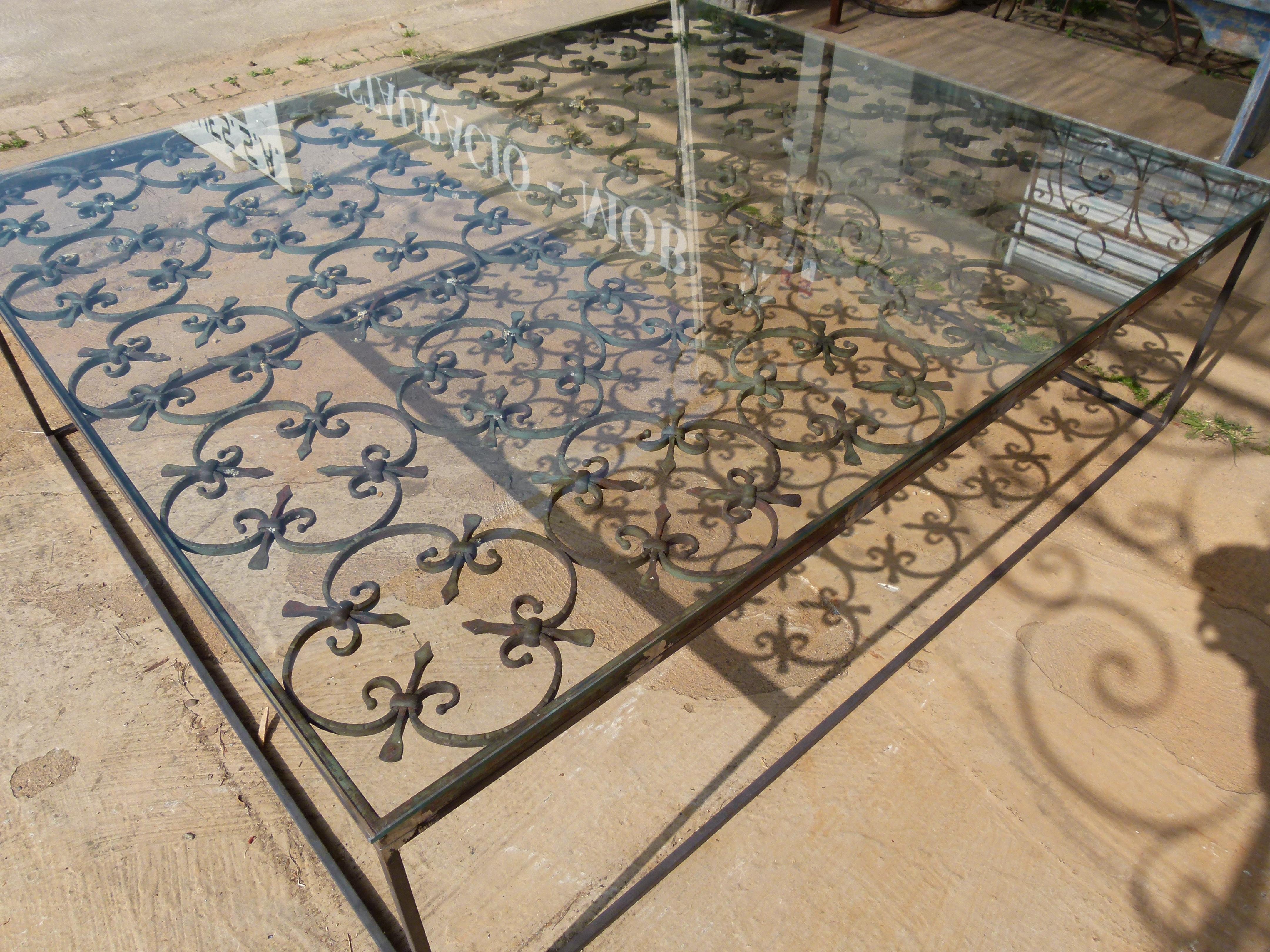 glass center table design