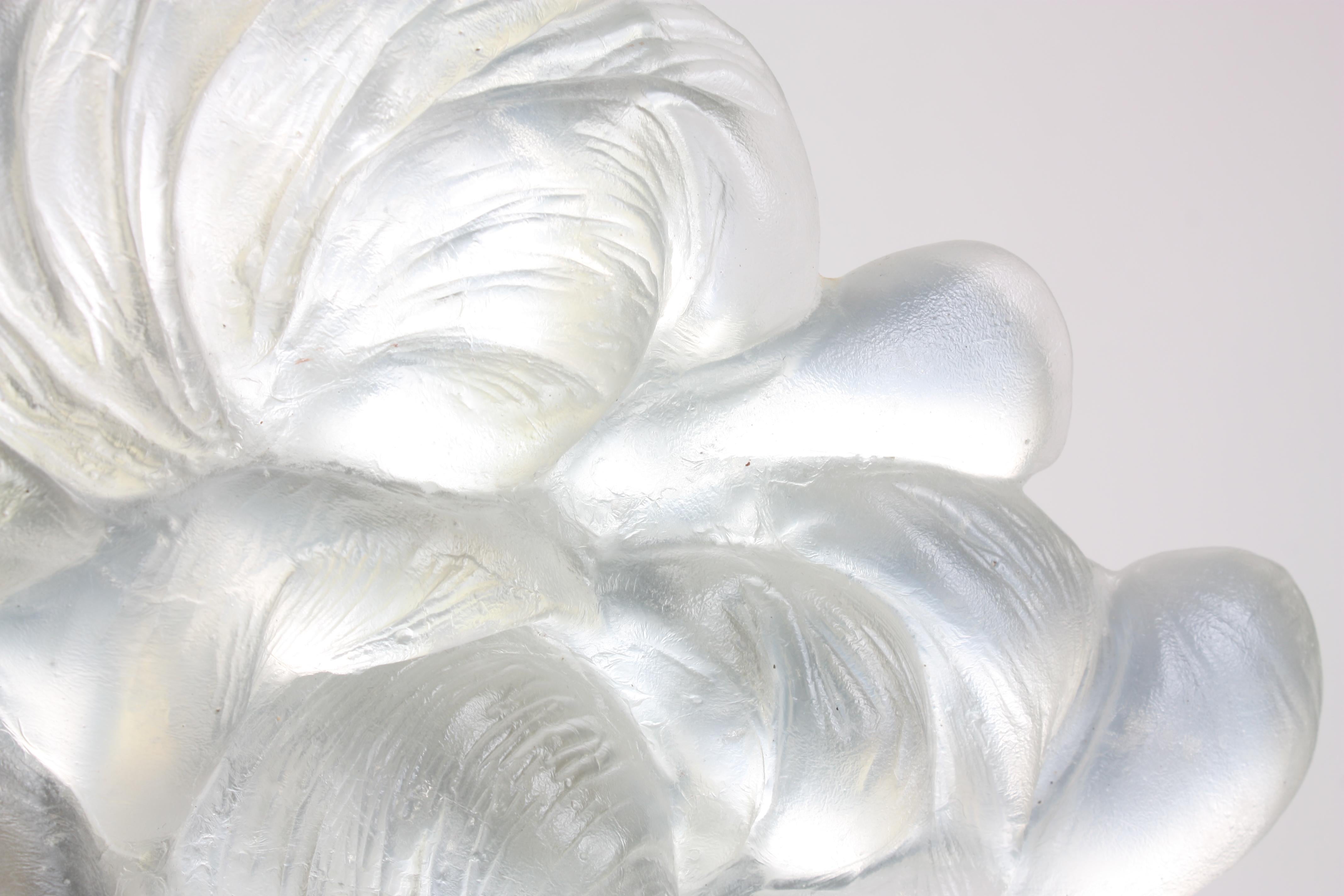 French Contemporary Glass Cloud Sculpture, Nuage II