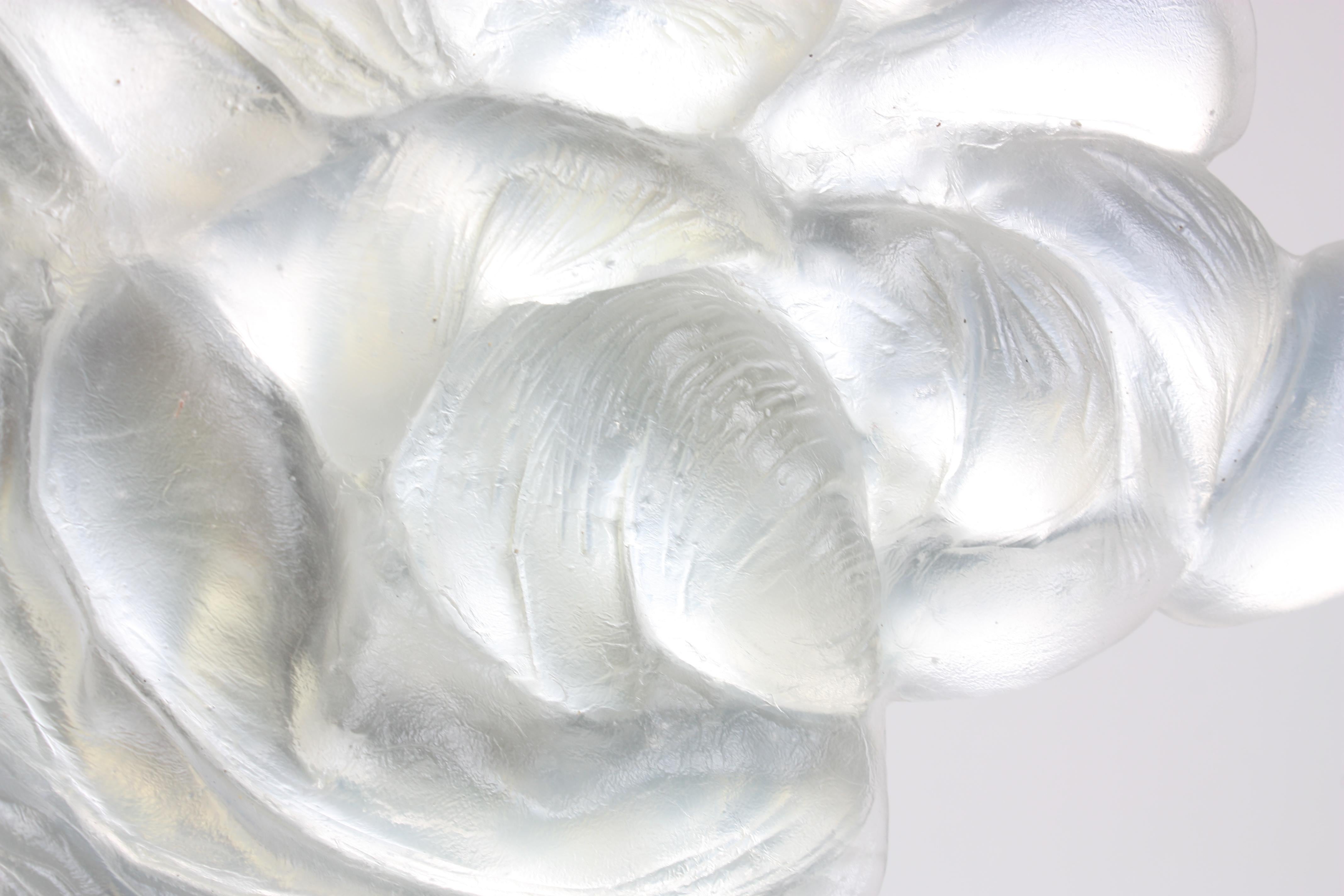 Hand-Crafted Contemporary Glass Cloud Sculpture, Nuage II