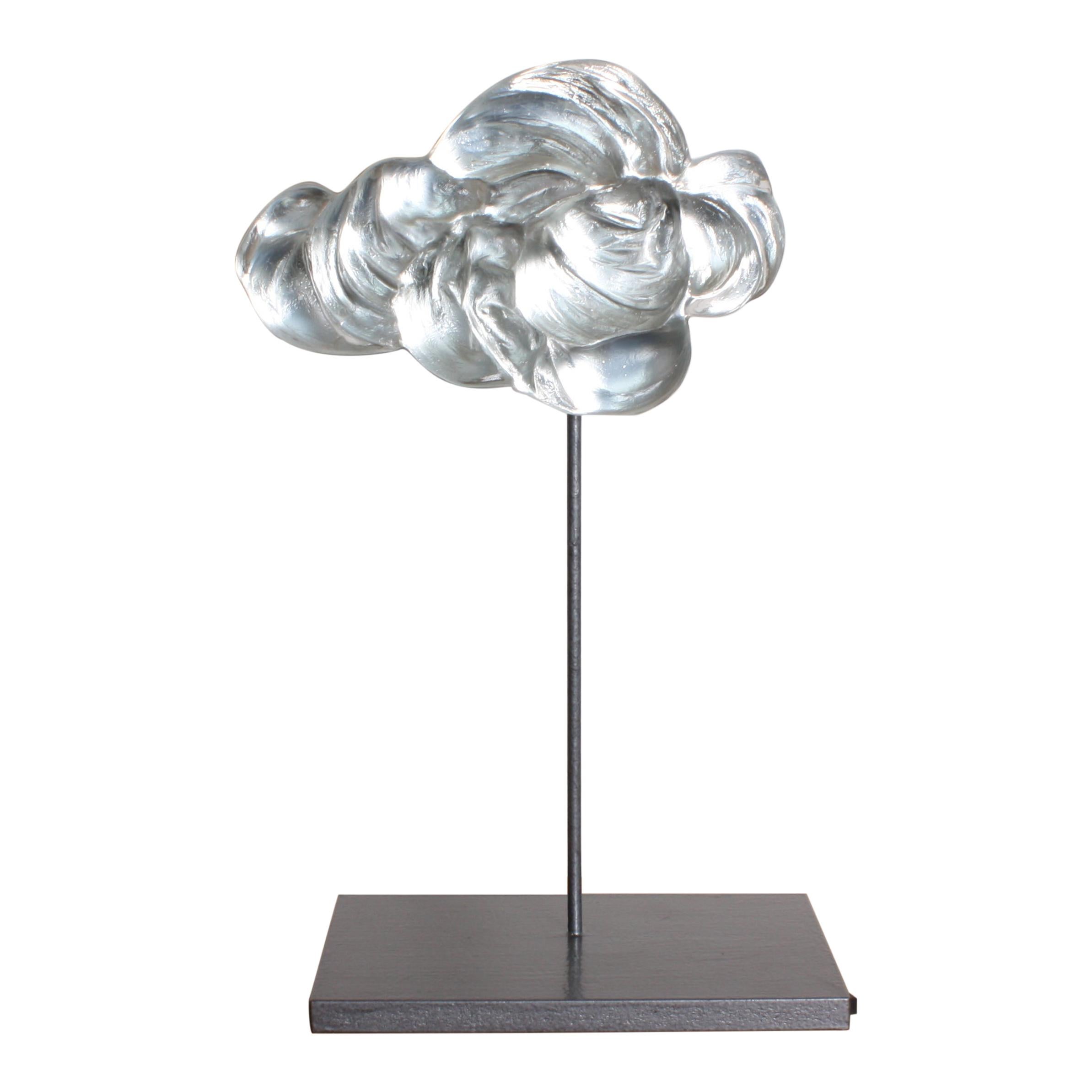 Contemporary Glass Cloud Sculpture, Nuage V For Sale