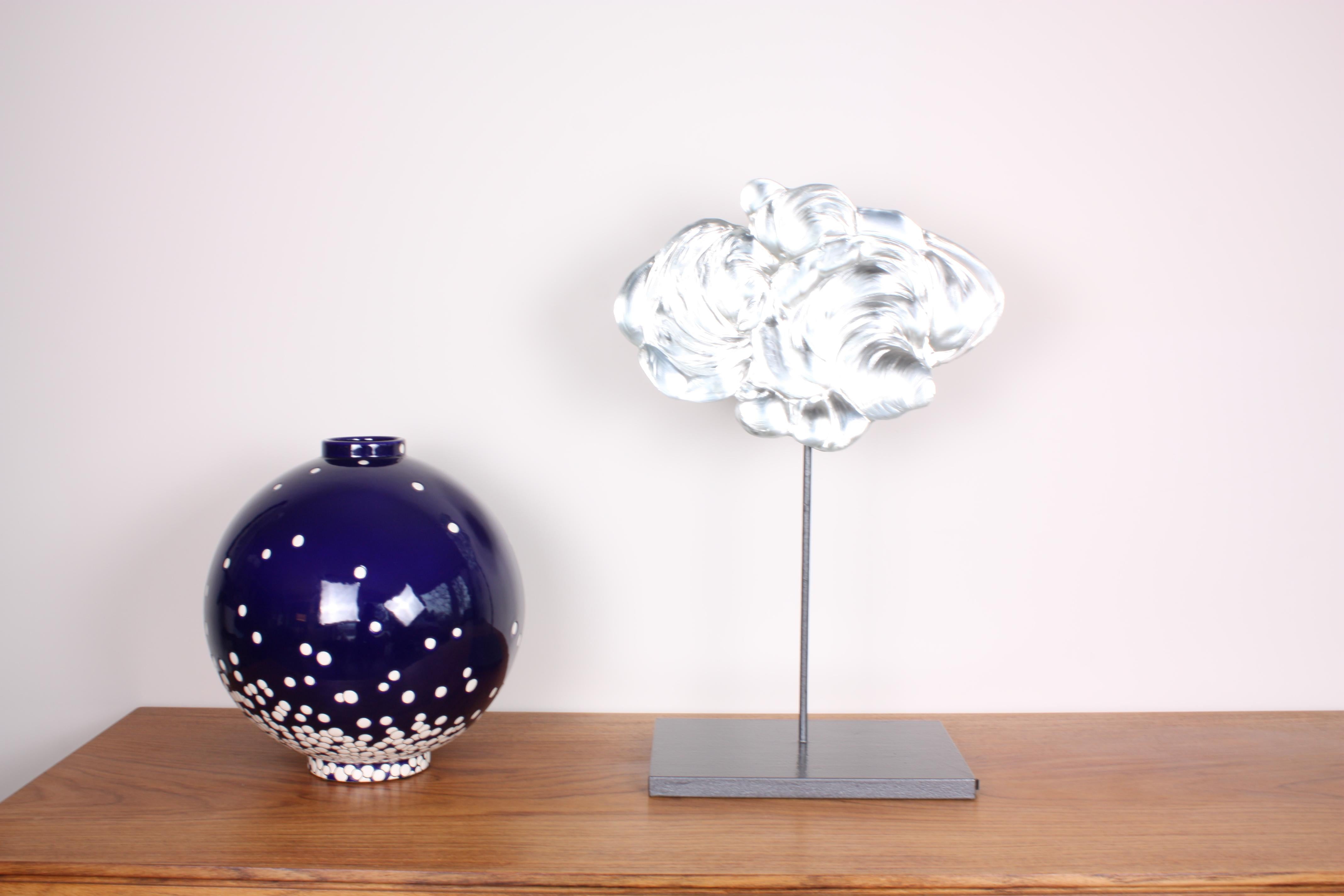 Contemporary Glass Cloud Sculpture, Nuage VI In New Condition For Sale In Mareil-Marly, Yvelines