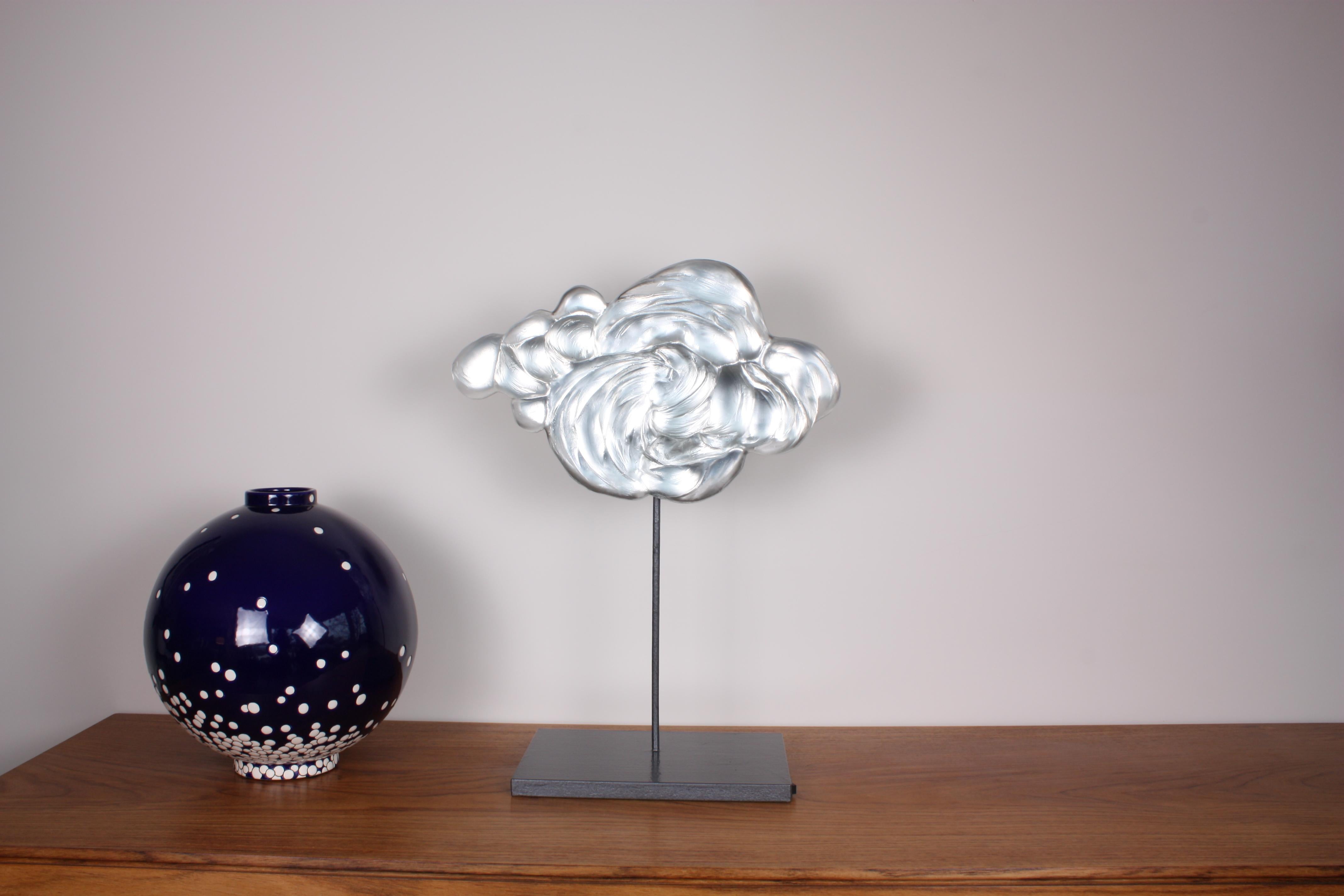 Contemporary Glass Cloud Sculpture, Nuage VII In New Condition For Sale In Mareil-Marly, Yvelines