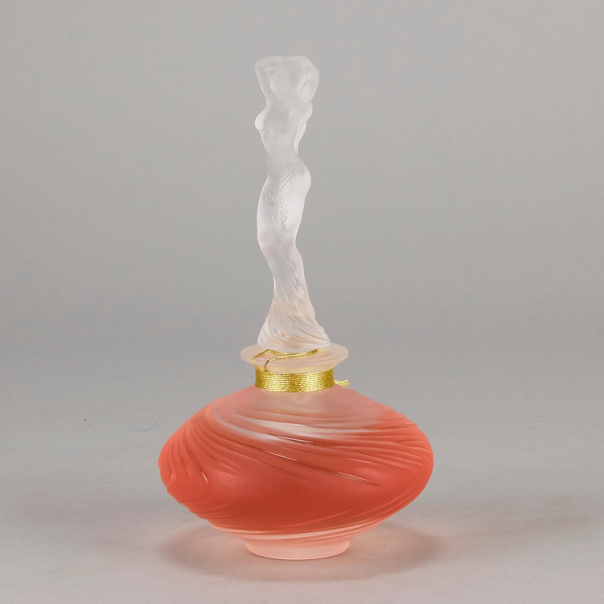 XXIe siècle et contemporain Flacon de parfum en verre contemporain intitulé 