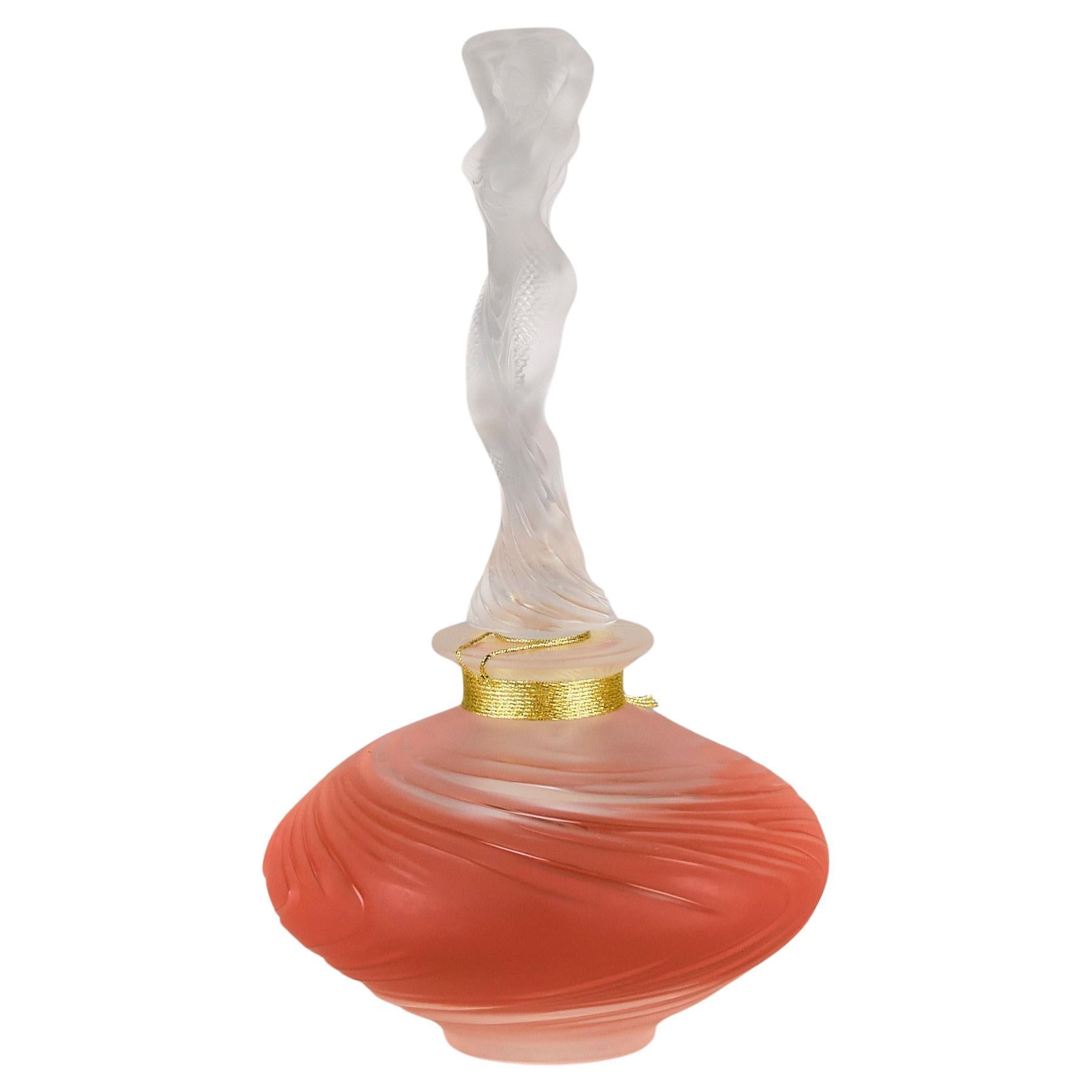 Contemporary Glass Perfume bottle entitled "Naiade" by Lalique Glass For Sale