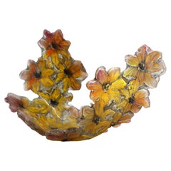 Bol sculptural contemporain en verre