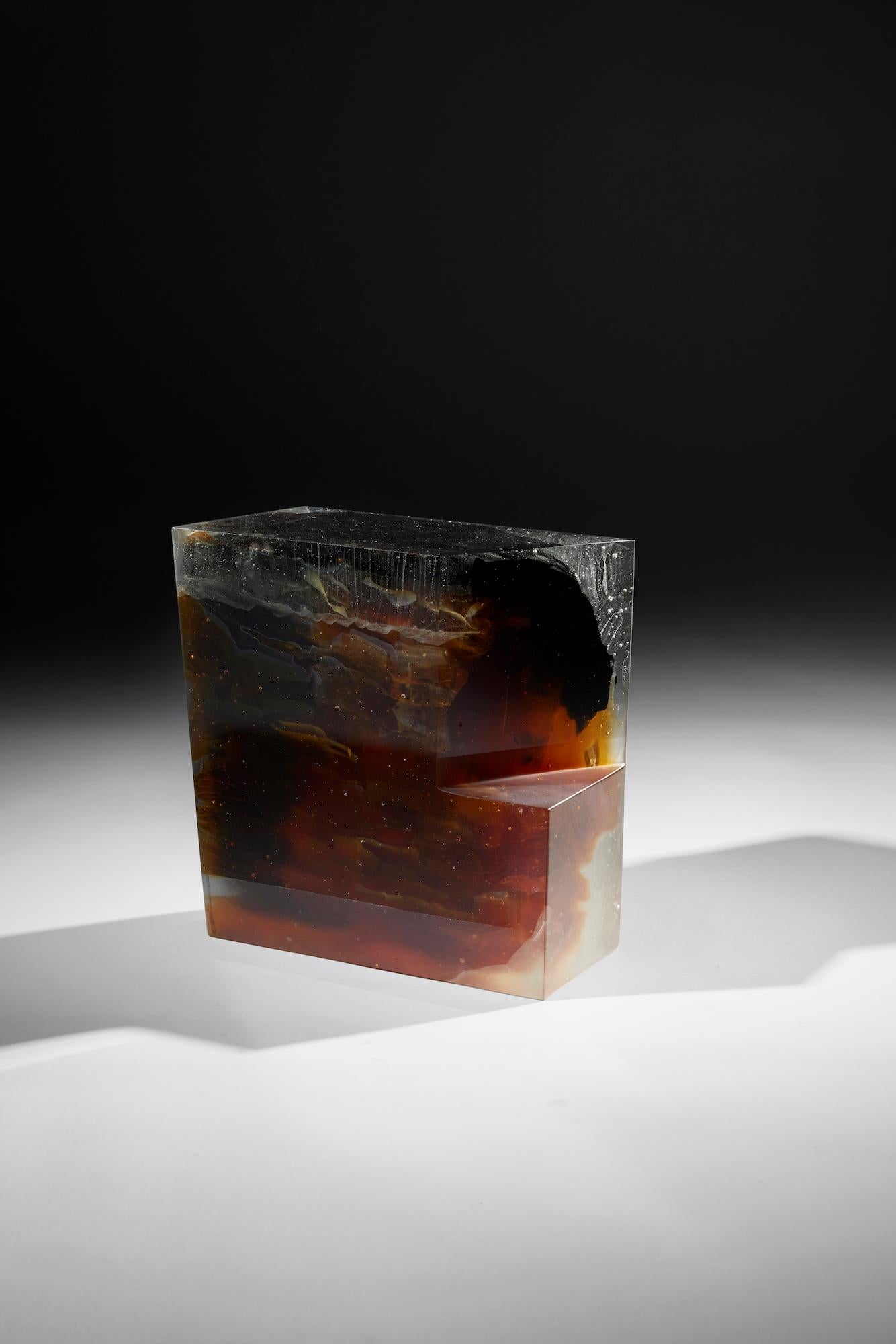 Contemporary Glass sculpture - Dolomit  Perrin & Perrin von Perrin (Französisch) im Angebot