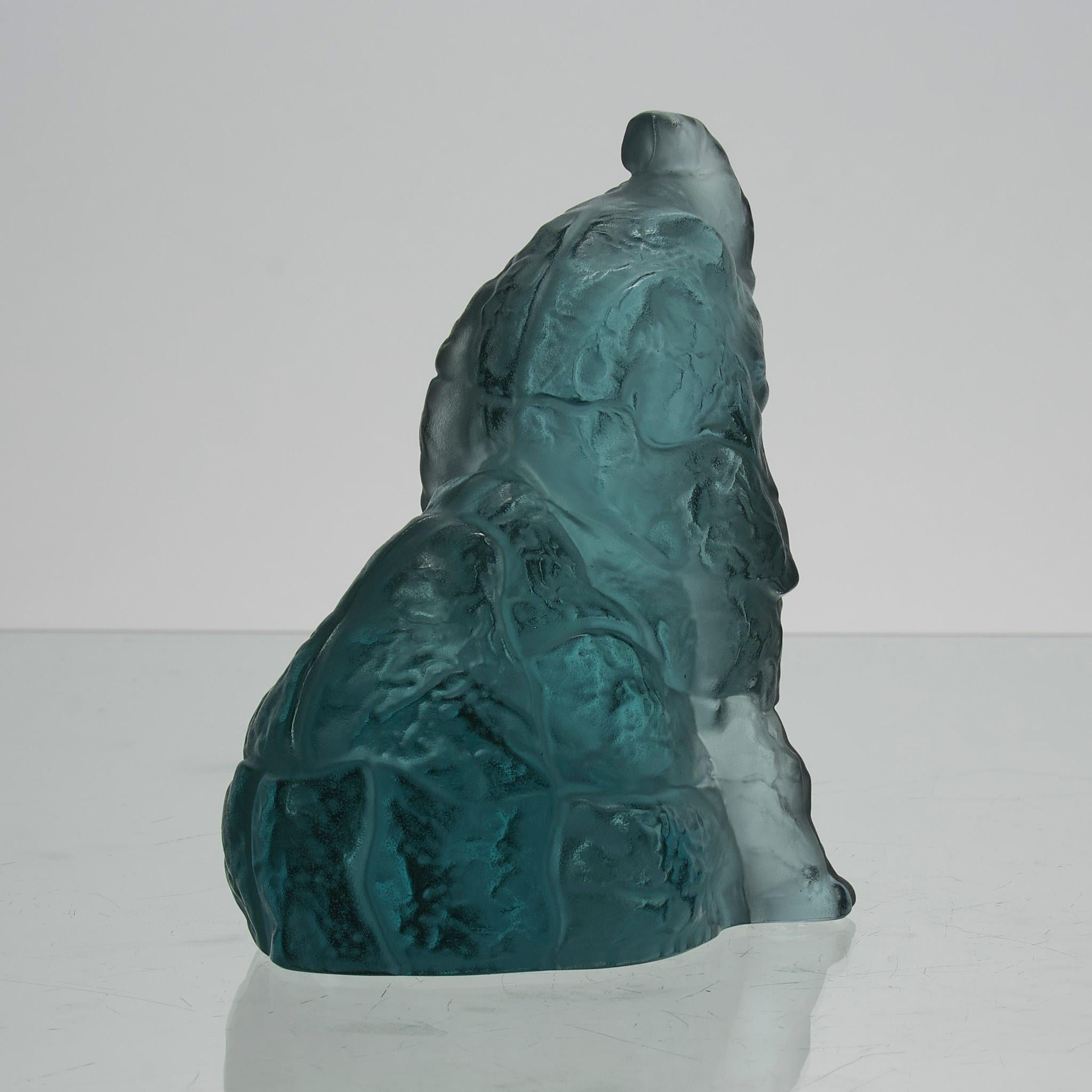 Vetro Scultura in vetro contemporanea intitolata 