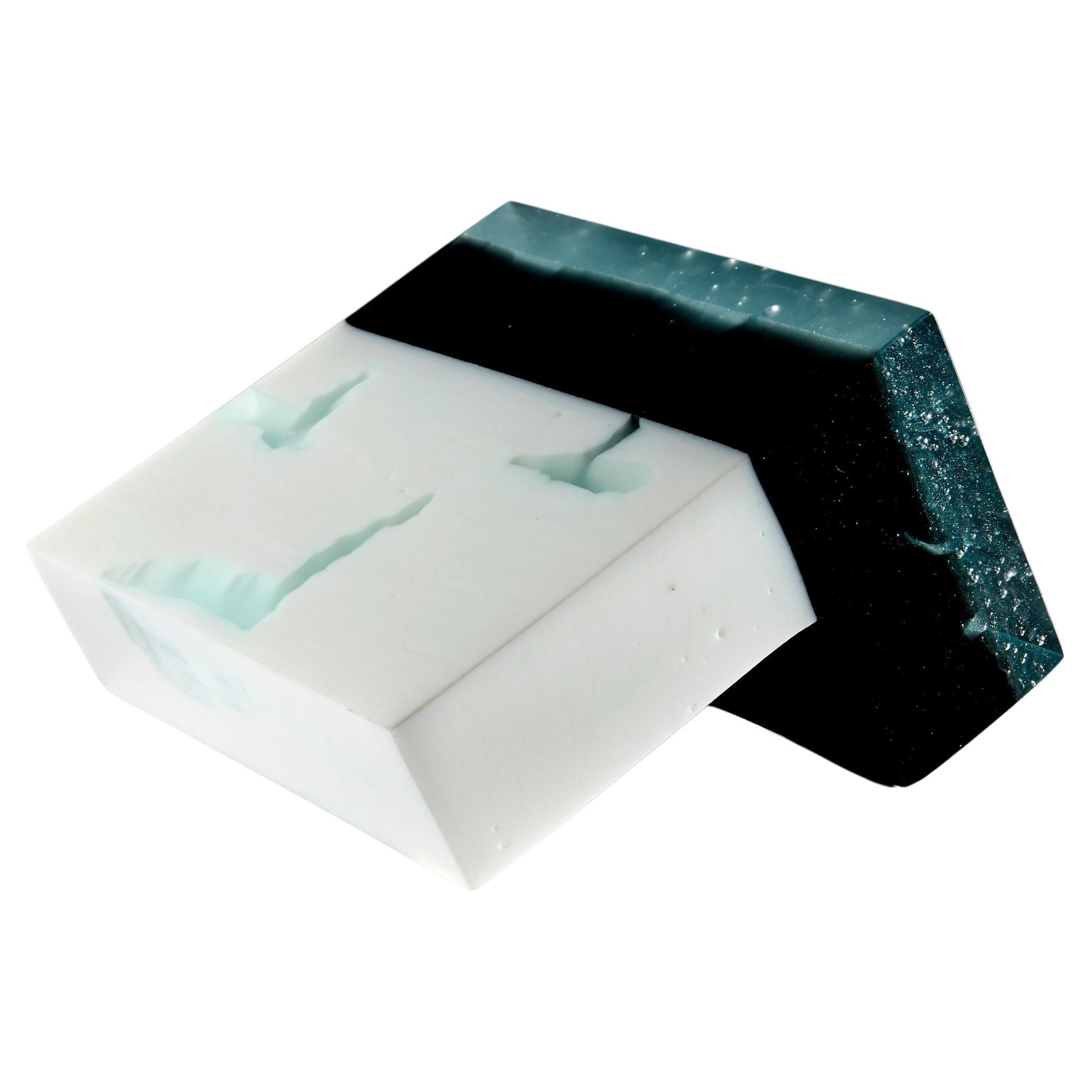 Contemporary Glass sculpture - Entre ciel et terre  by Perrin & Perrin