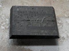 Sculpture en verre contemporaine - Noir   et Noir  par Perrin & Perrin