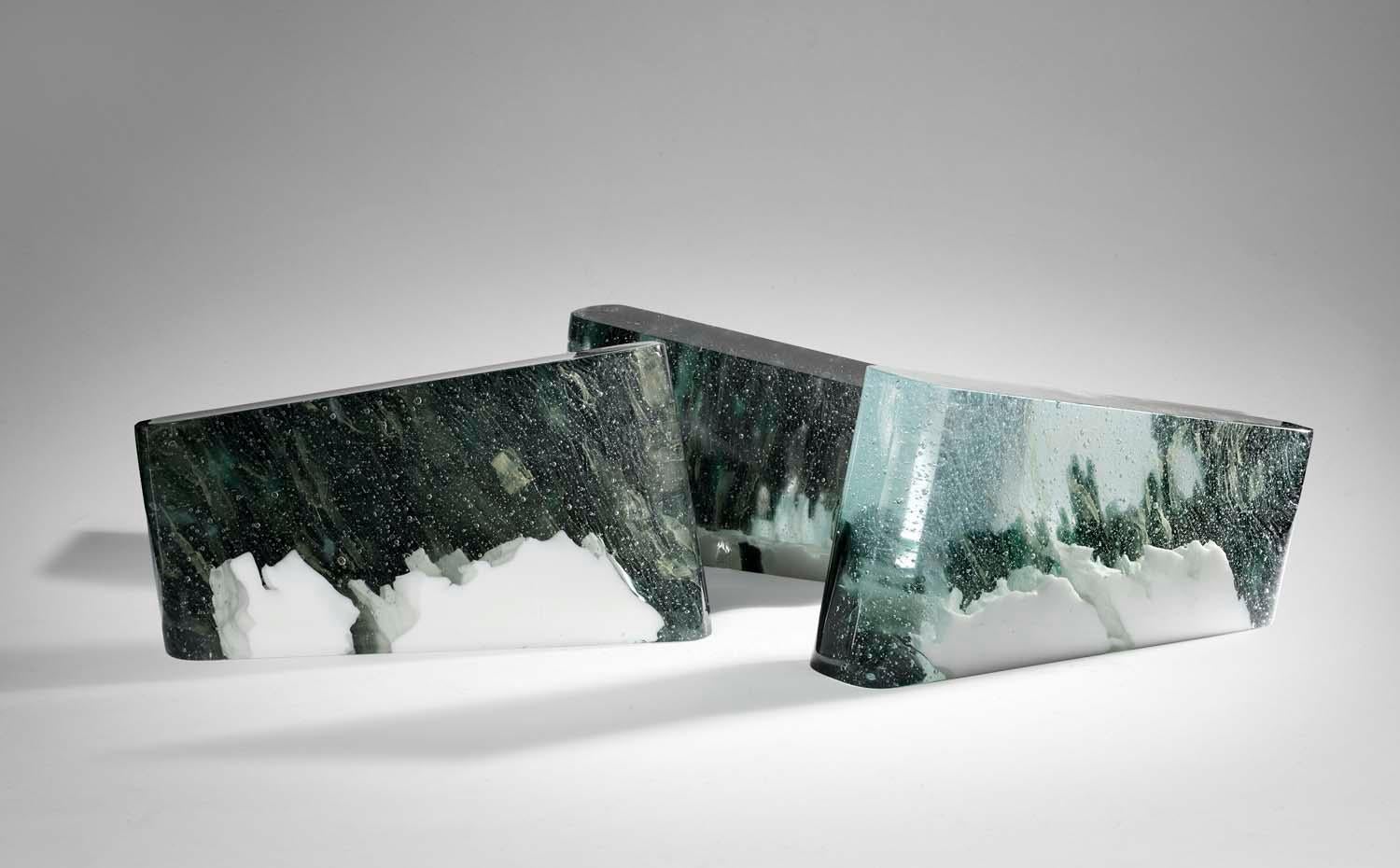 Contemporary Glass sculpture - Ewige Skulptur  Perrin & Perrin von Perrin (Französisch) im Angebot