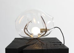 Modern Blown Glass Table Light, Exhale by Catie Newell for WDSTCK