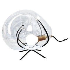 Lampe de bureau moderne en verre soufflé, Exhale de Catie Newell pour WDSTCK