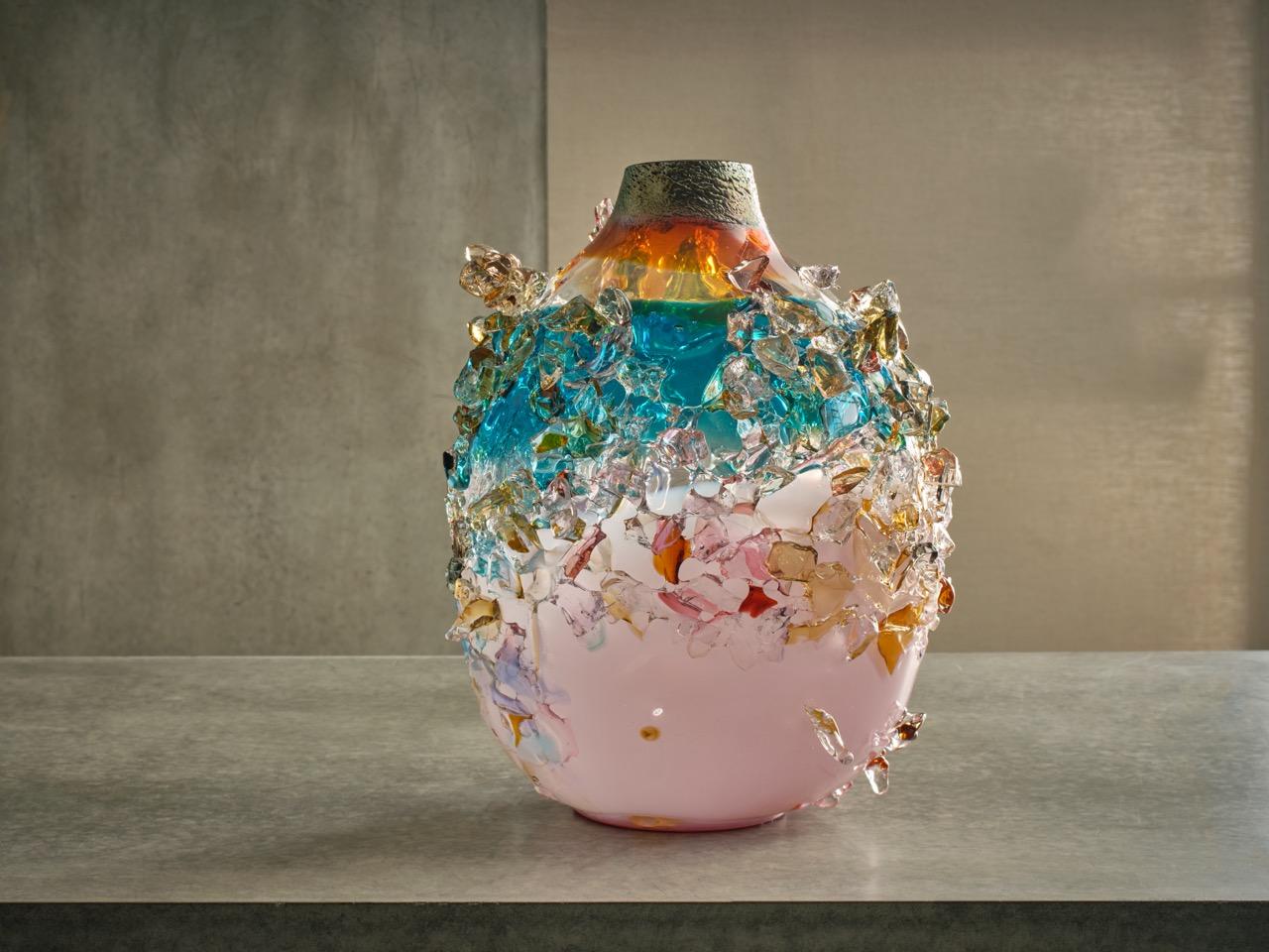 La collezione Sakura glass Art si ispira ai fiori di ciliegio. 